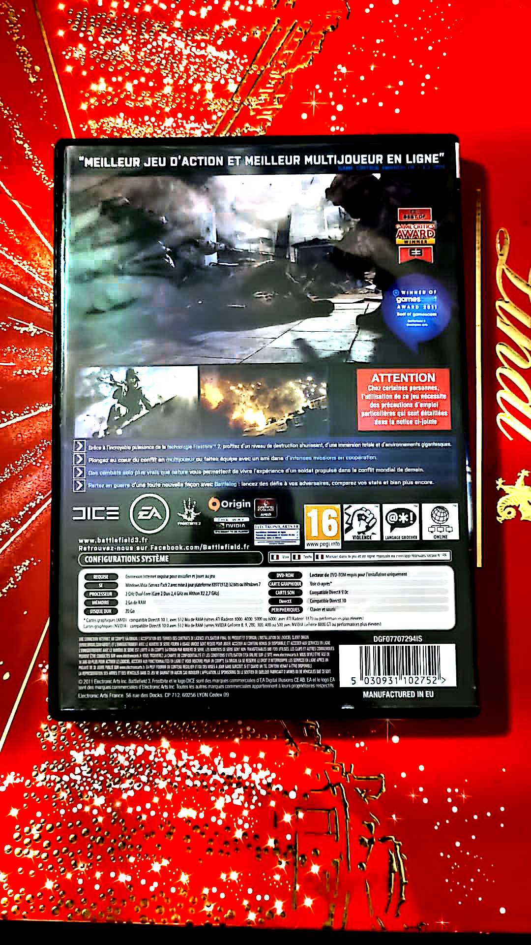 Jeu vidéo PC : battlefield 3