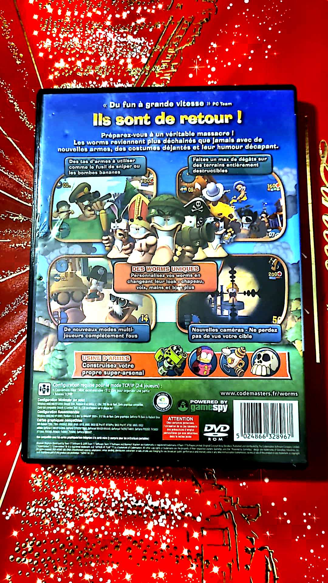 Jeu vidéo PC : worms 4