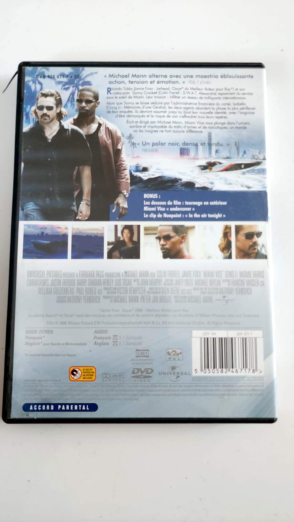 Miami Vice – DVD – Colin Farrell and Jamie Foxx