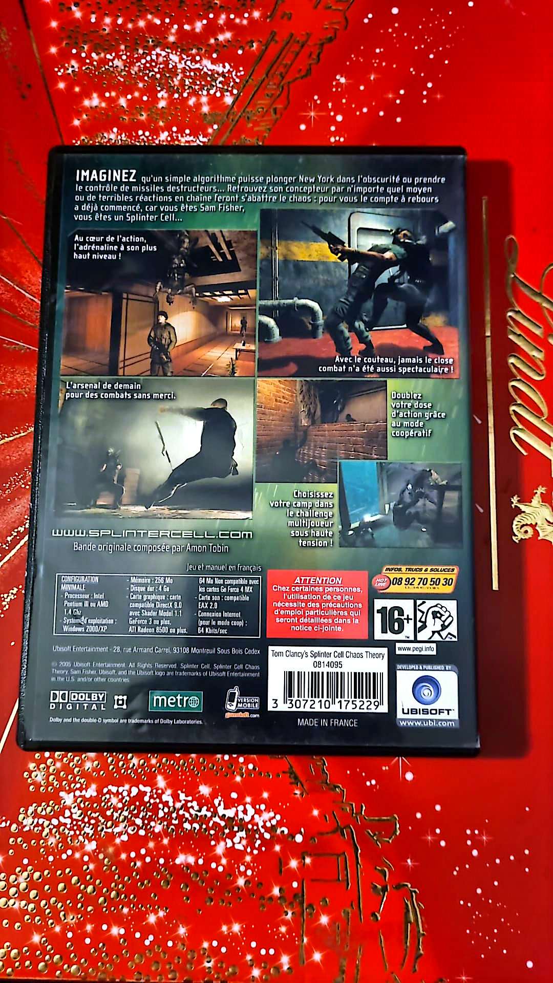 Jeu vidéo PC : tom clancy's splinter cell chaos theory (pc)