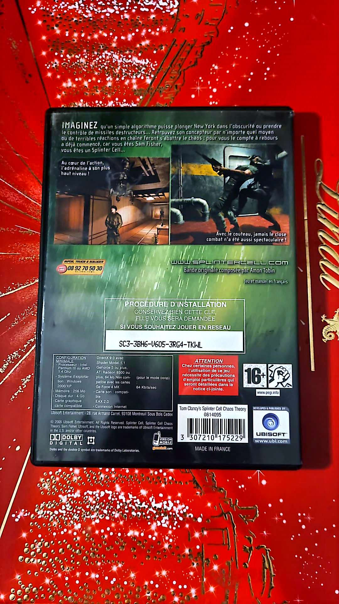 Jeu vidéo PC : tom clancy's splinter cell chaos theory (pc)