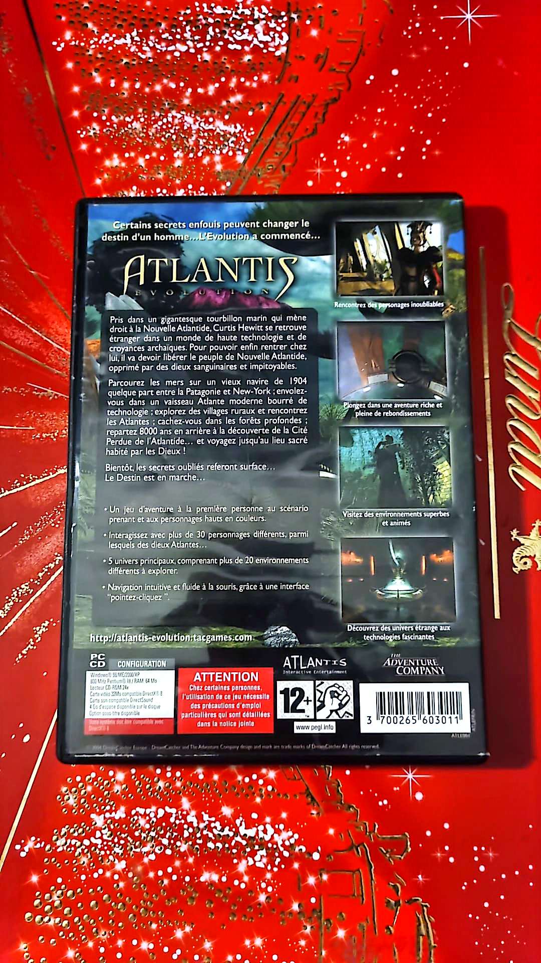 Jeu vidéo PC : Atlantis évolution pc