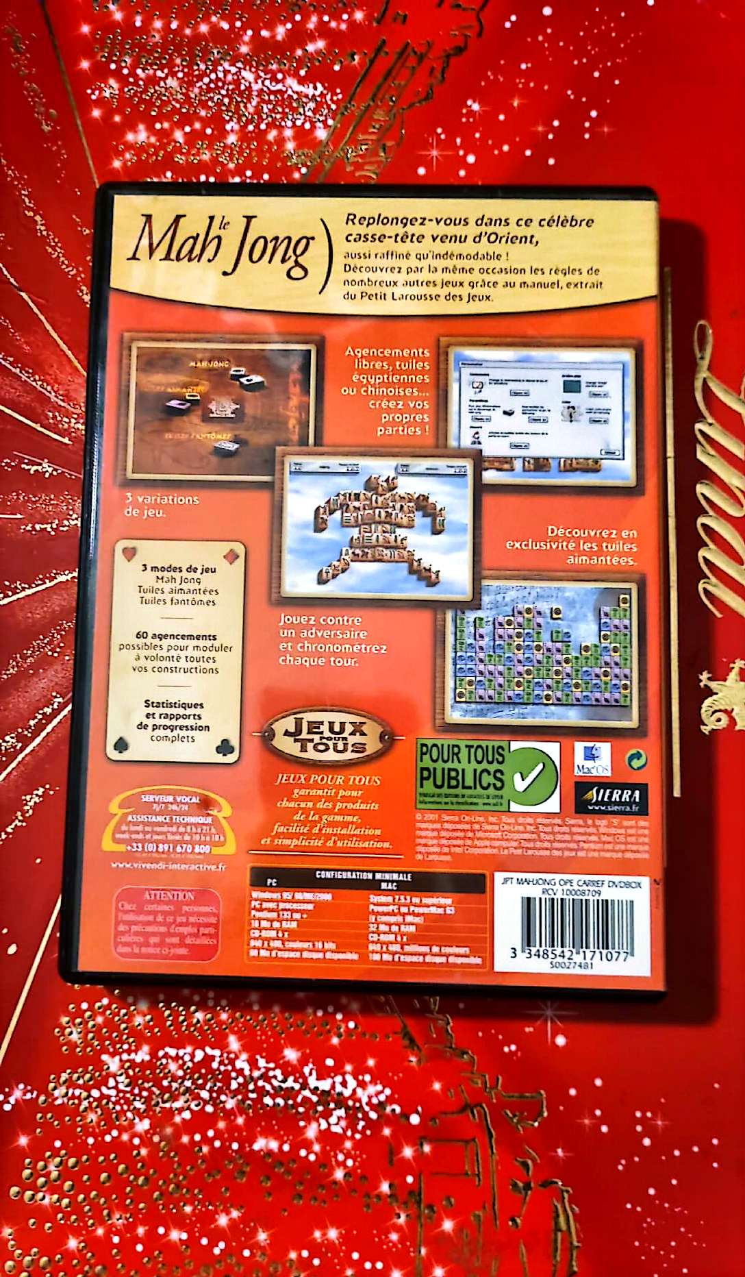 Jeu vidéo PC : le mah jong le plus authentique des jeux d'orient jeu pc