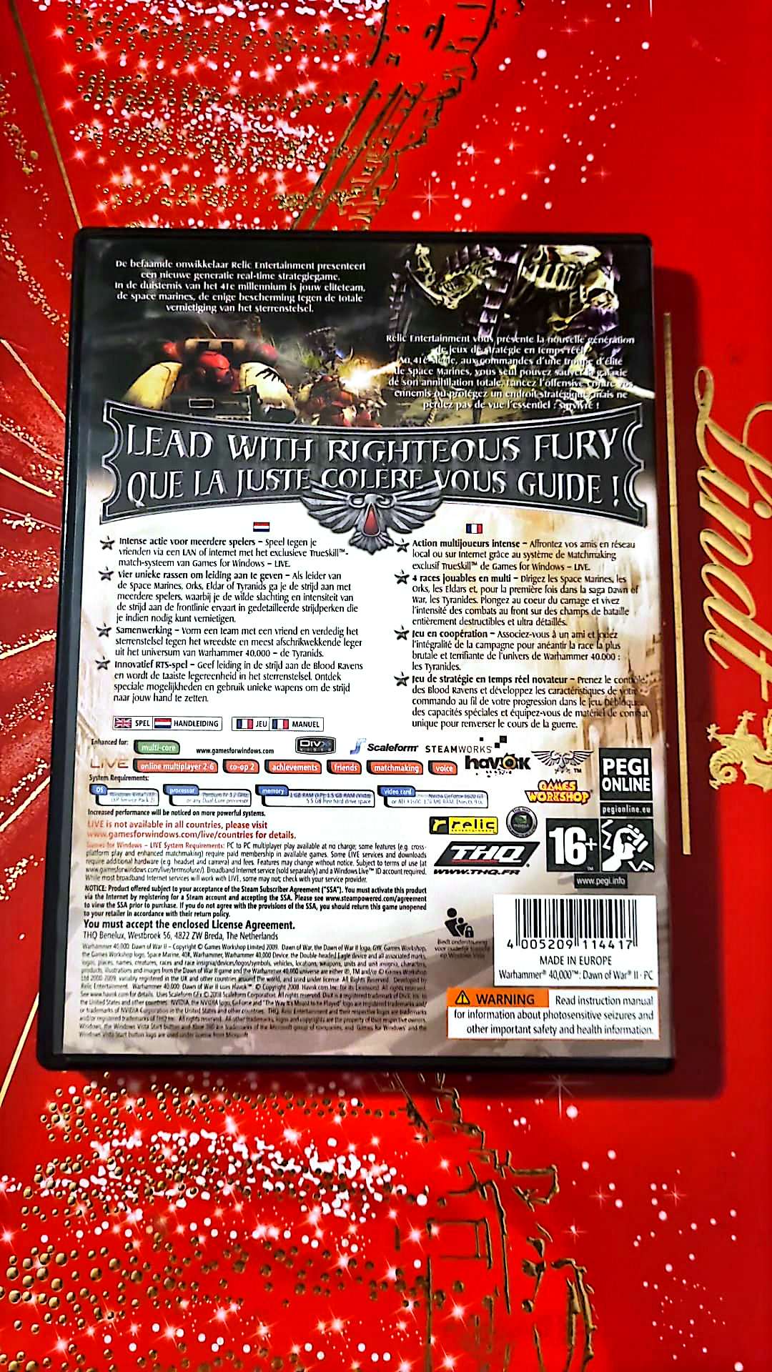 Jeu vidéo PC : Warhammer 40.000 dawn of war pc