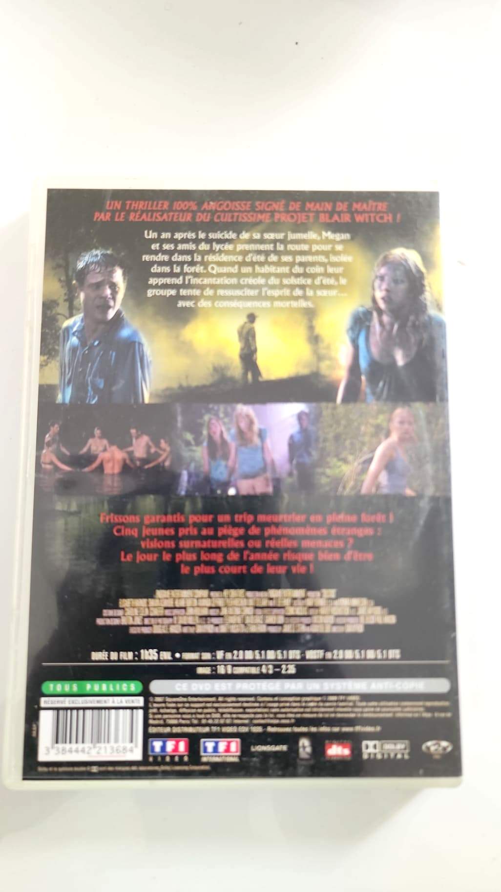Solstice – DVD – Thriller Horreur – Réalisateur du Projet Blair Witch – TF1 Vidéo / Lionsgate – Version Française + VOST