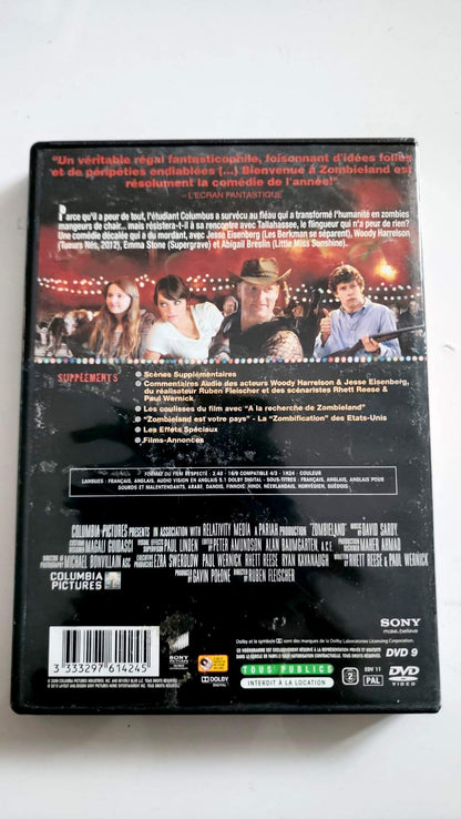 Bienvenue à Zombieland – DVD | Woody Harrelson • Jesse Eisenberg • Emma Stone | Ruben Fleischer | Columbia Pictures