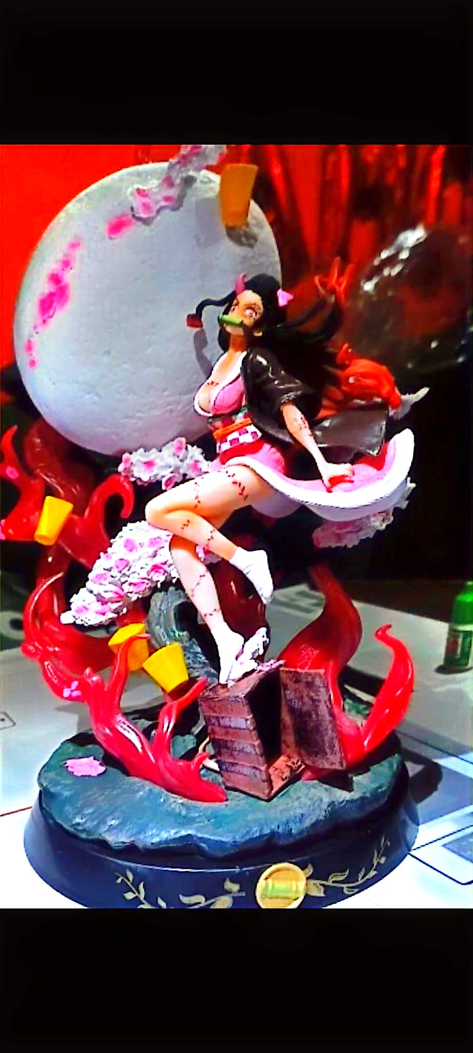Figurine Nezuko Kamado 30–31 cm – Demon Slayer Kimetsu no Yaiba – Grande statue manga anime décorative