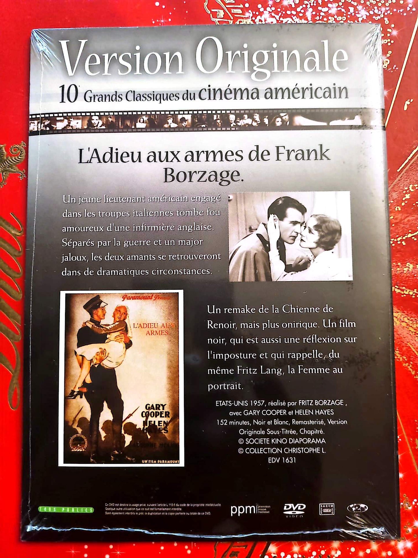 L’Adieu aux Armes – DVD – Gary Cooper – Film de Frank Borzage – Version Originale Sous-Titrée