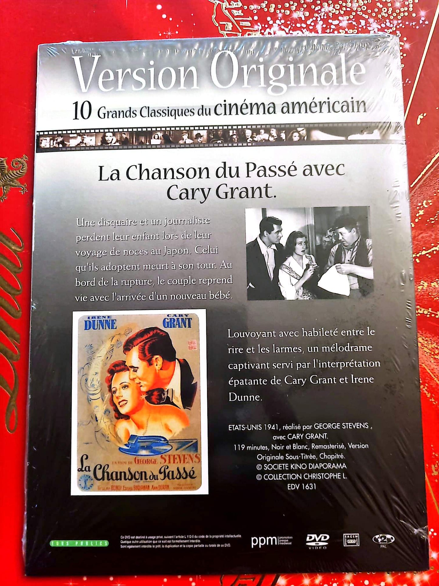 La Chanson du Passé – DVD – Cary Grant – Film de George Stevens – Version Originale Sous-Titrée
