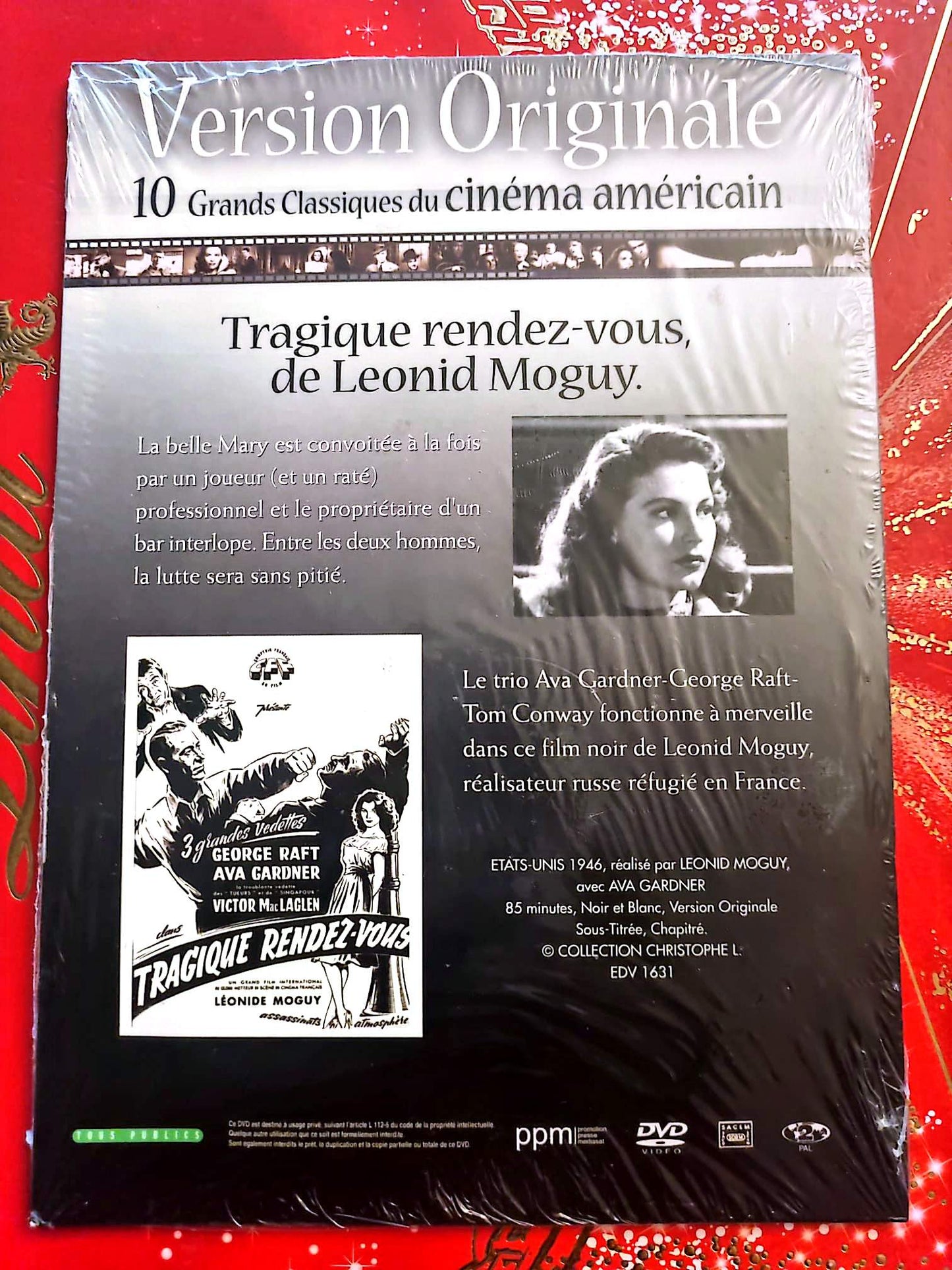 Tragique Rendez-vous – DVD – Ava Gardner – Film de Leonid Moguy – Version Originale Sous-Titrée