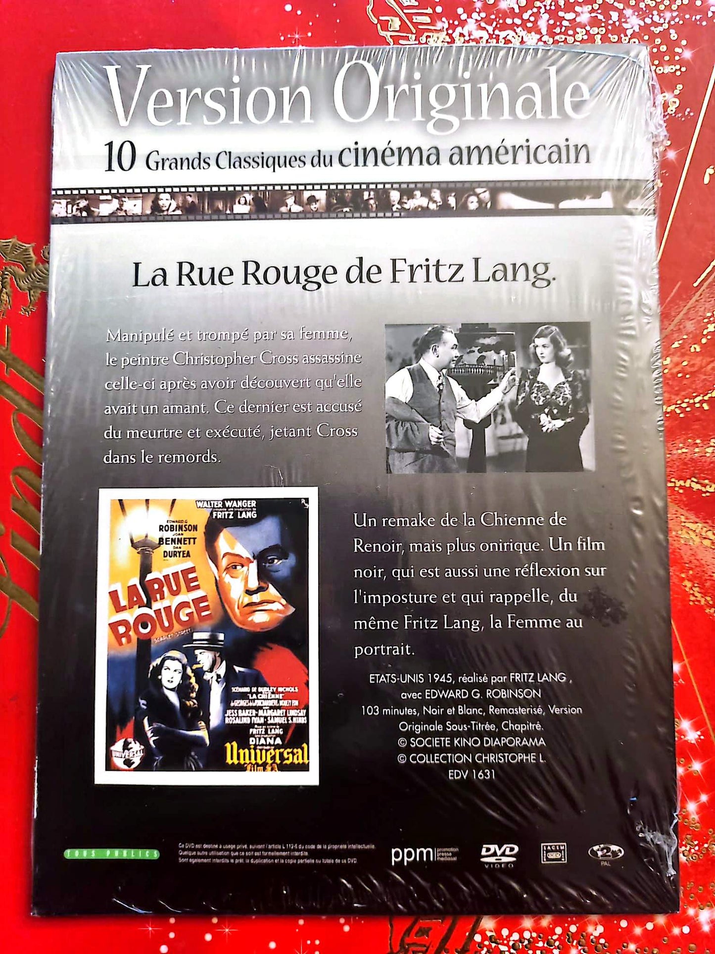 La Rue Rouge – DVD – Edward G. Robinson – Film de Fritz Lang – Version Originale Sous-Titrée