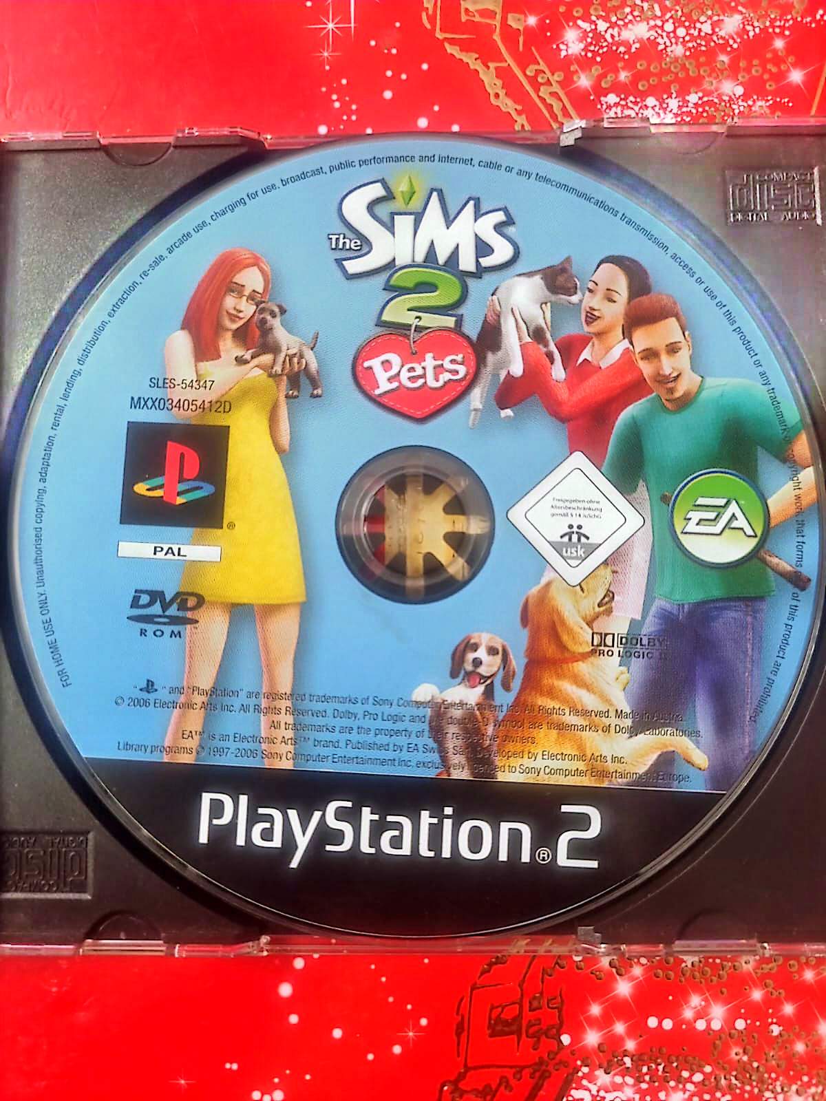 The Sims 2 Pets – Jeu PS2 – CD seul sans boîtier