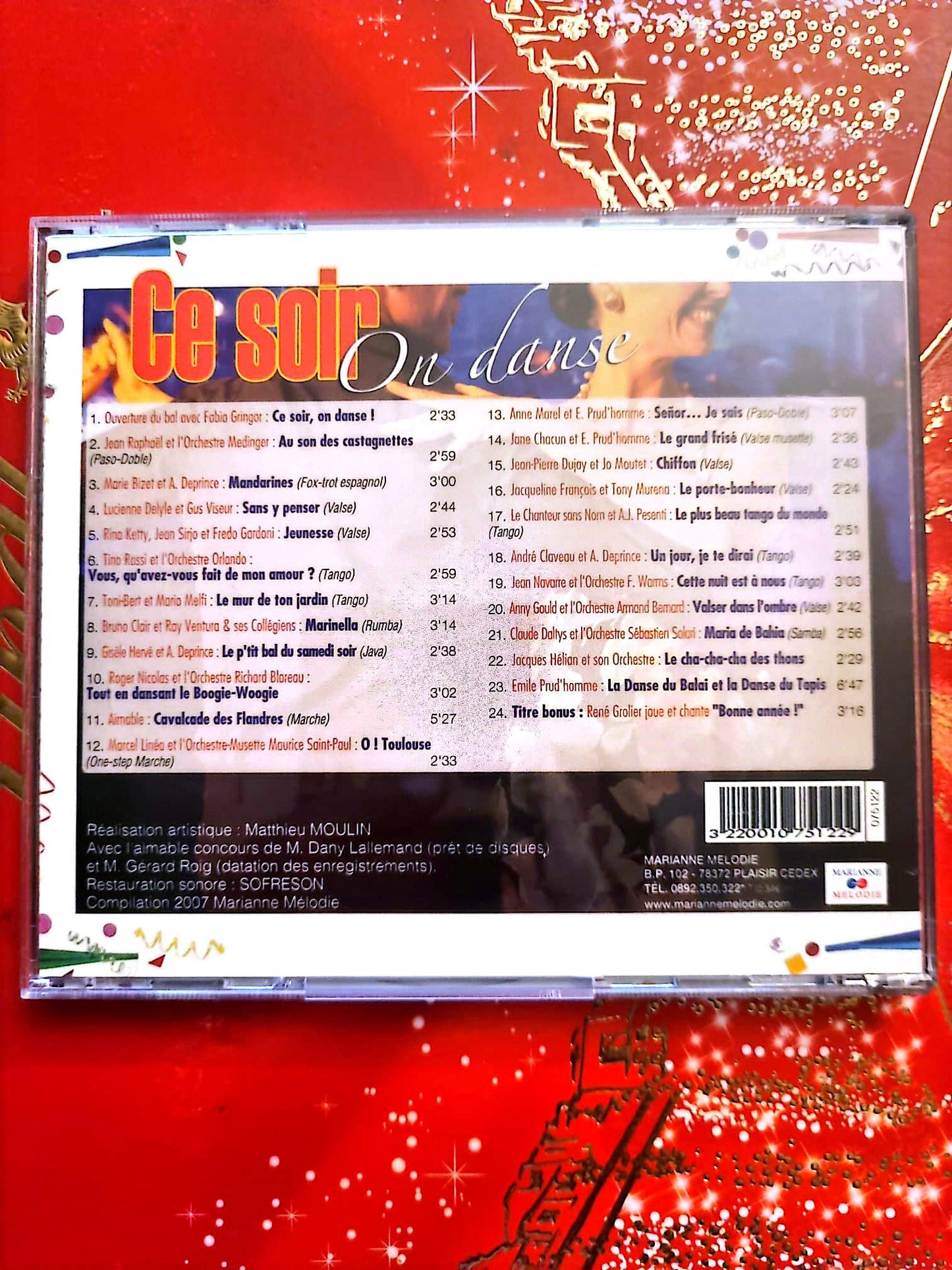 Ce Soir On Danse – Le P’tit Bal du Samedi Soir – CD Variété & Bal