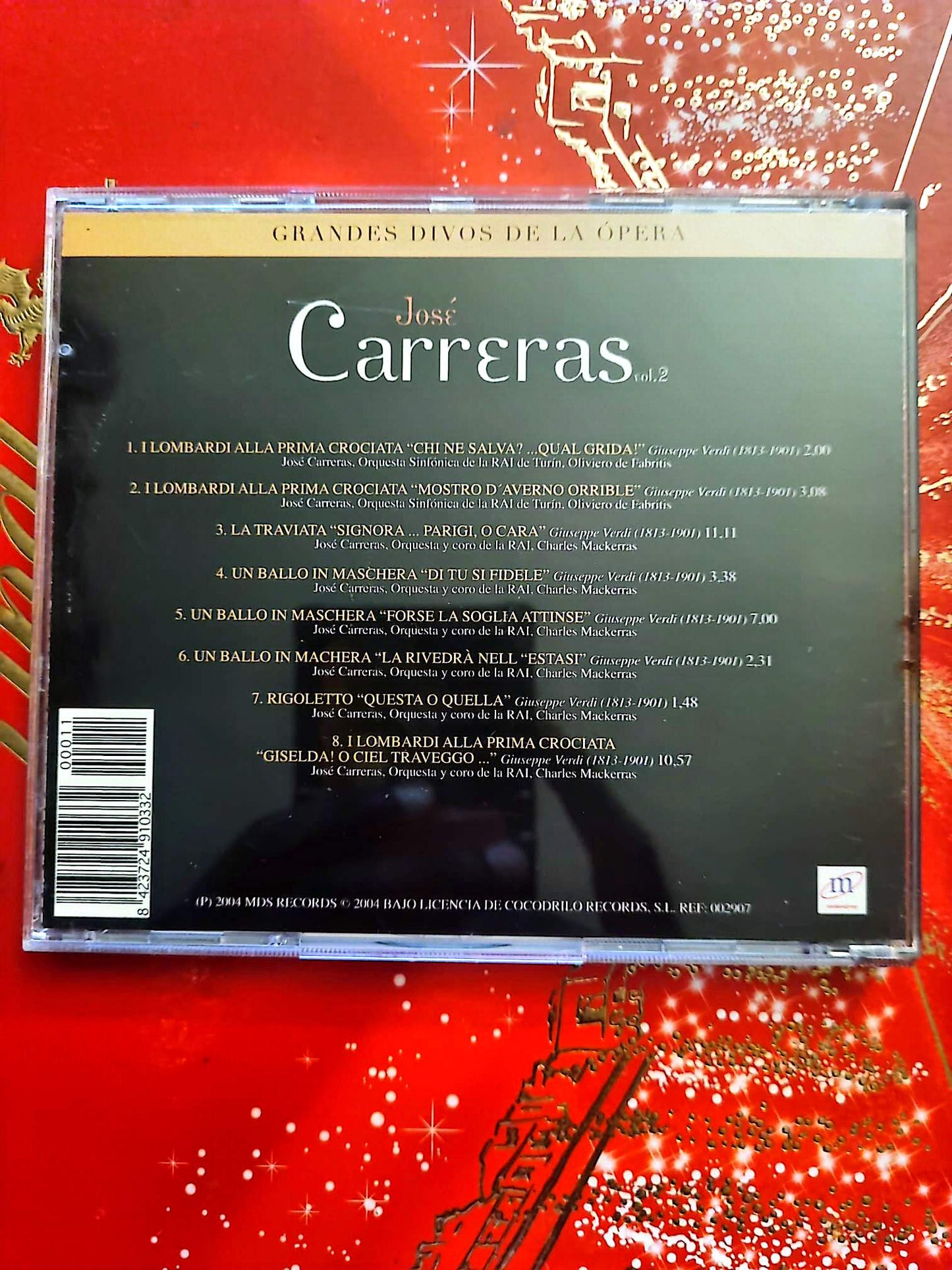 José Carreras – Verdi – Grandes Divos de l’Opéra Vol. 2 – CD Opéra