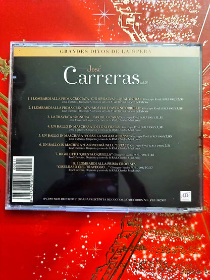 José Carreras – Verdi – Grandes Divos de l’Opéra Vol. 2 – CD Opéra