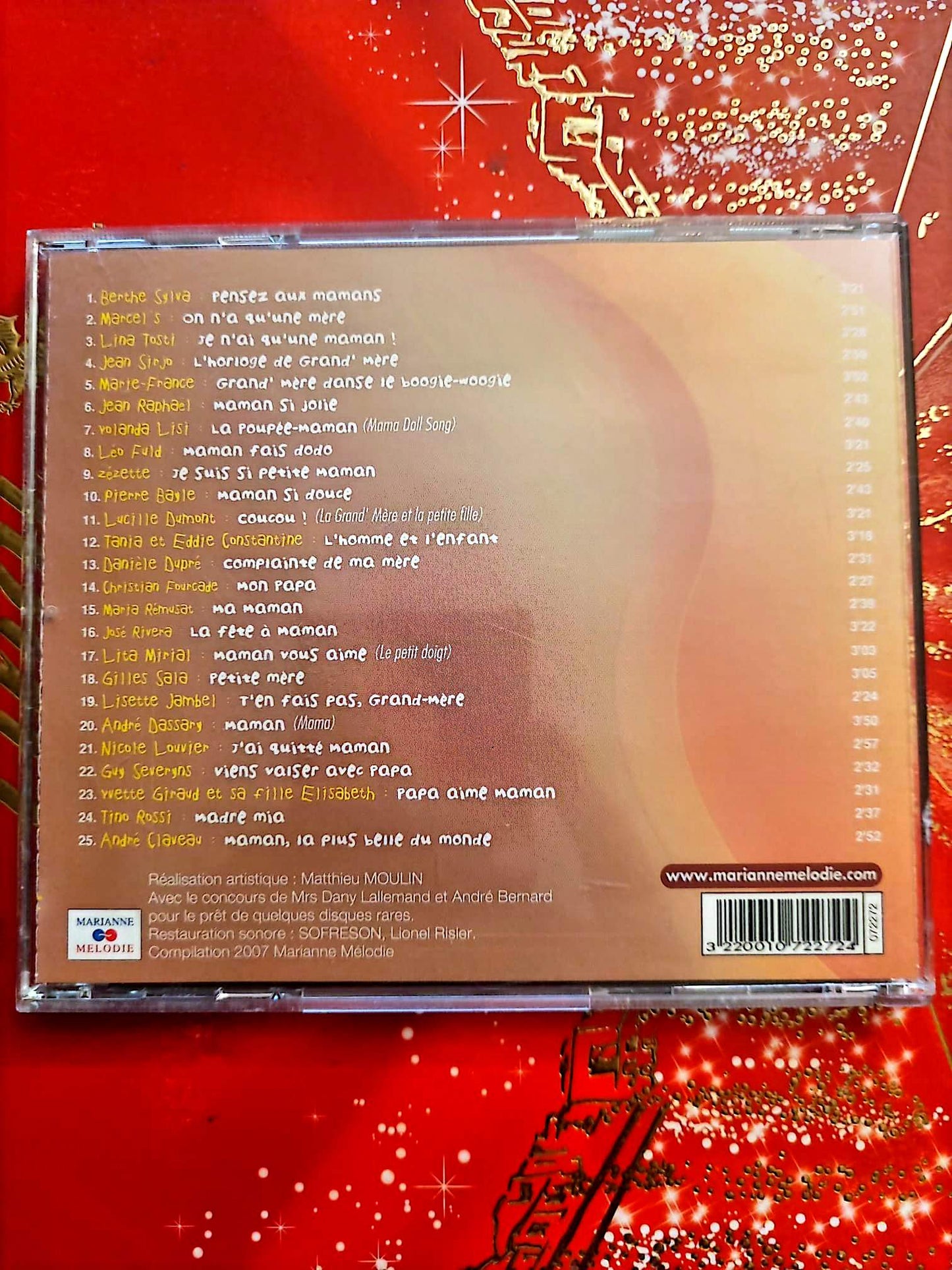 Les Chansons de Maman (et aussi de Papa) – Compilation – CD Audio