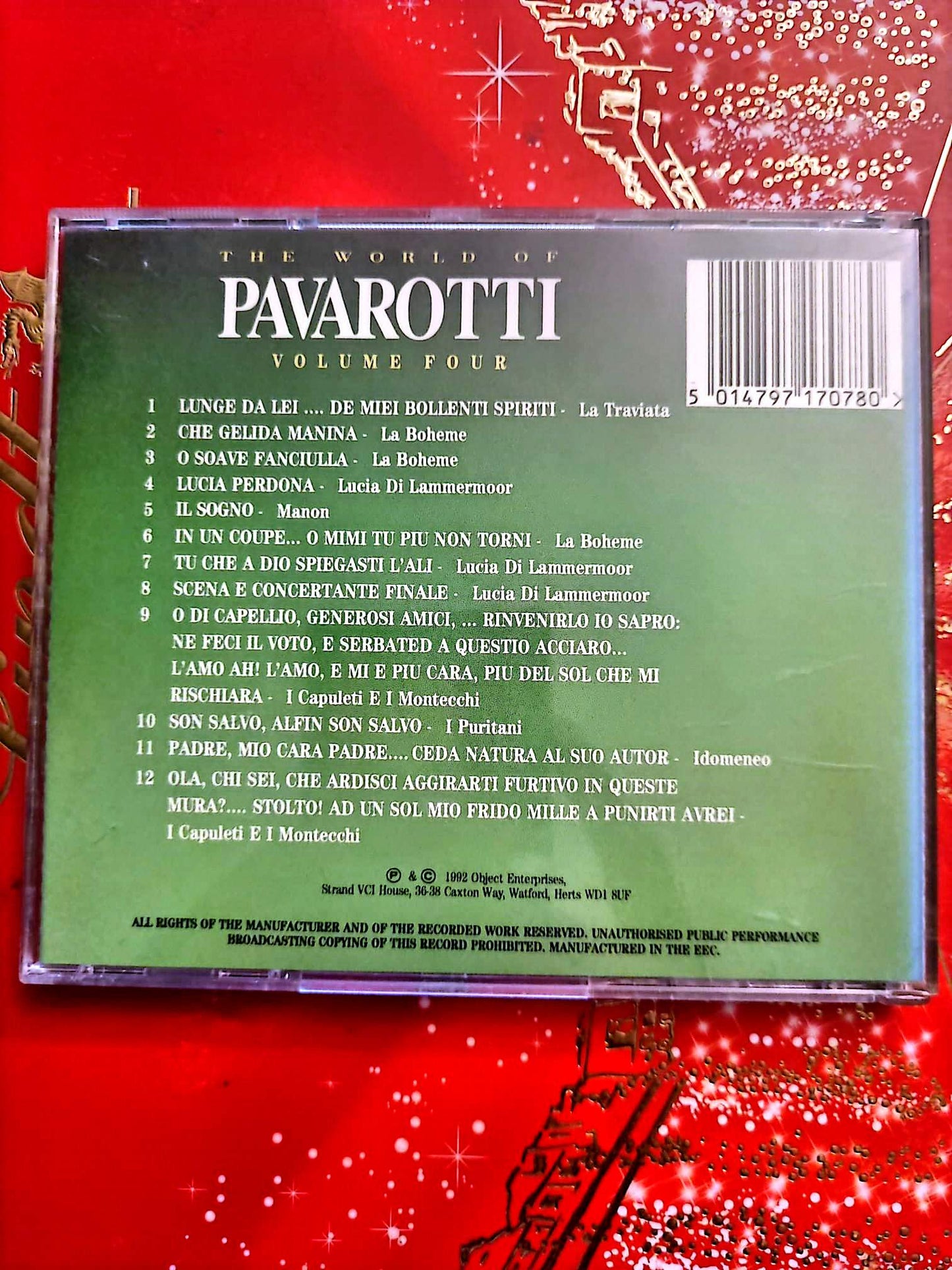 Luciano Pavarotti – The World of Pavarotti Volume 4 – CD Classique