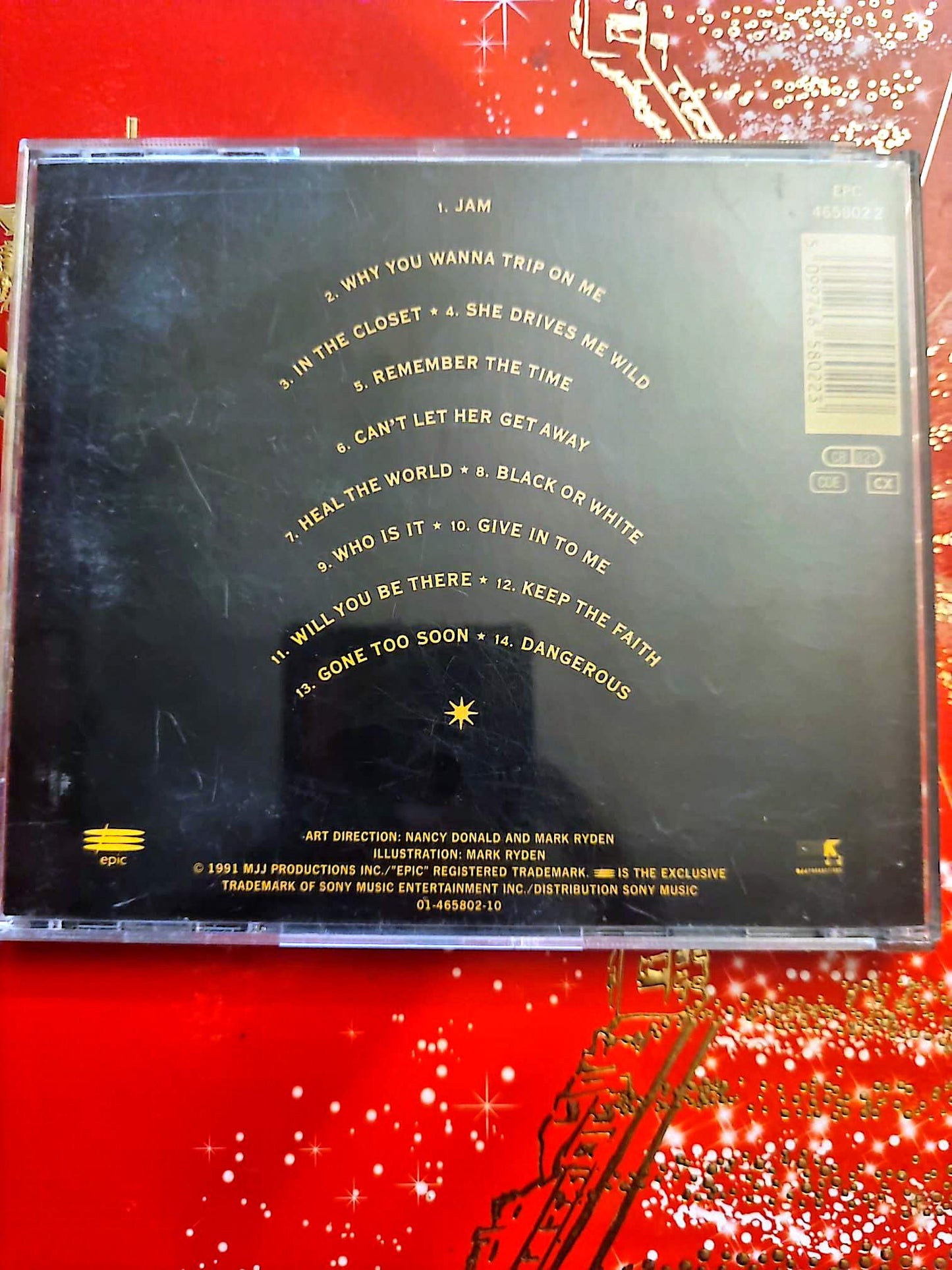 Michael Jackson – Dangerous – Album Studio – CD Pop