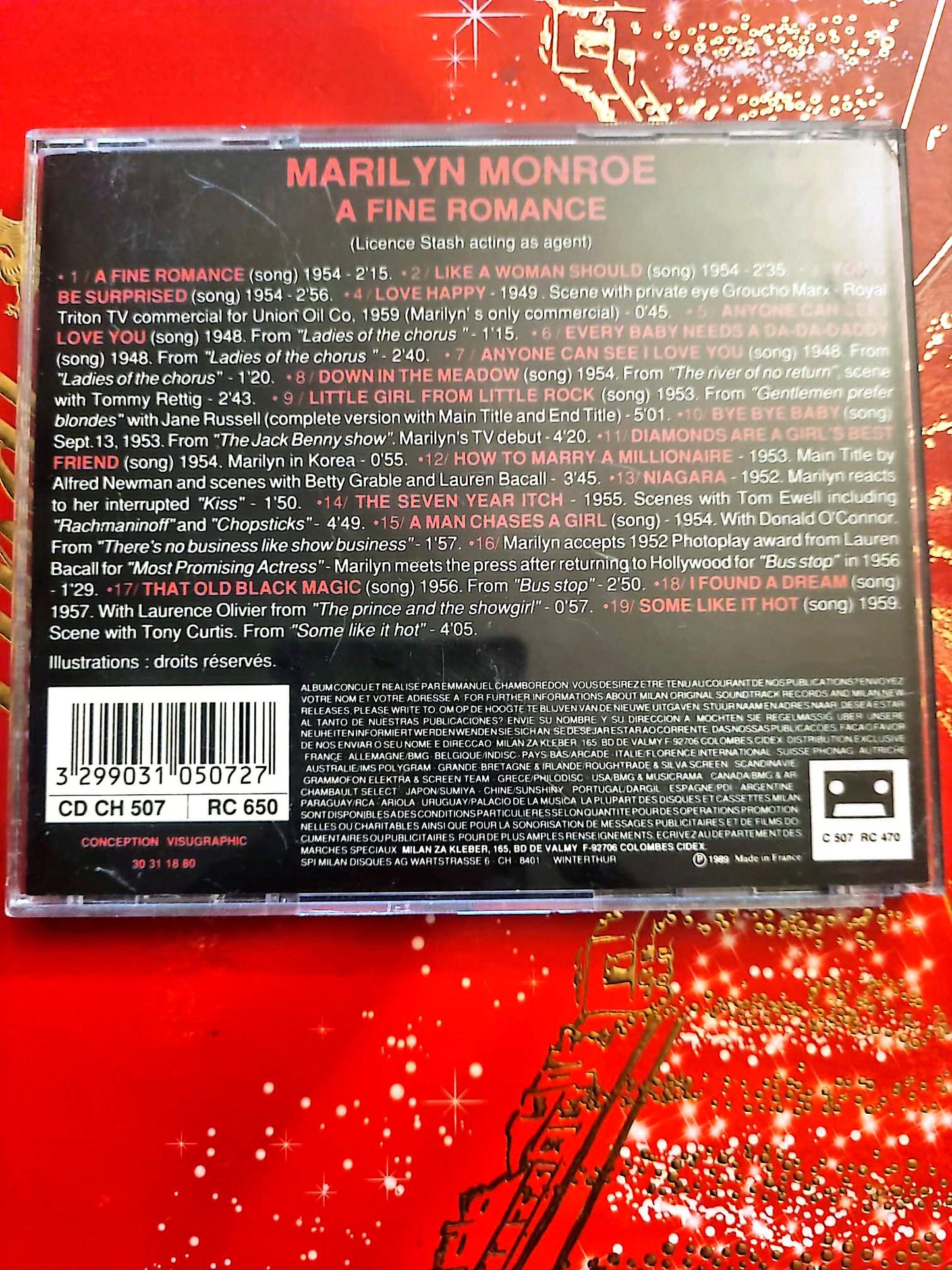 Marilyn Monroe – A Fine Romance – CD Bande Originale & Chansons