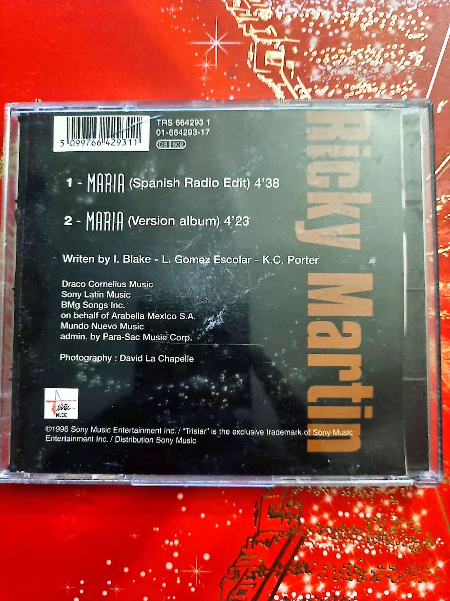 Ricky Martin – Maria (Un, Dos, Tres) – CD Single