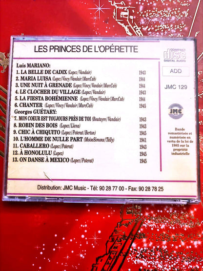 Luis Mariano & Georges Guétary – La Belle de Cadix – CD Opérette