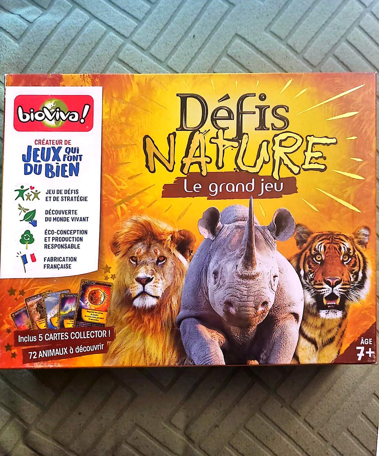 Jeu de société Défis Nature – Le grand jeu – Bioviva – Jeu éducatif 7+