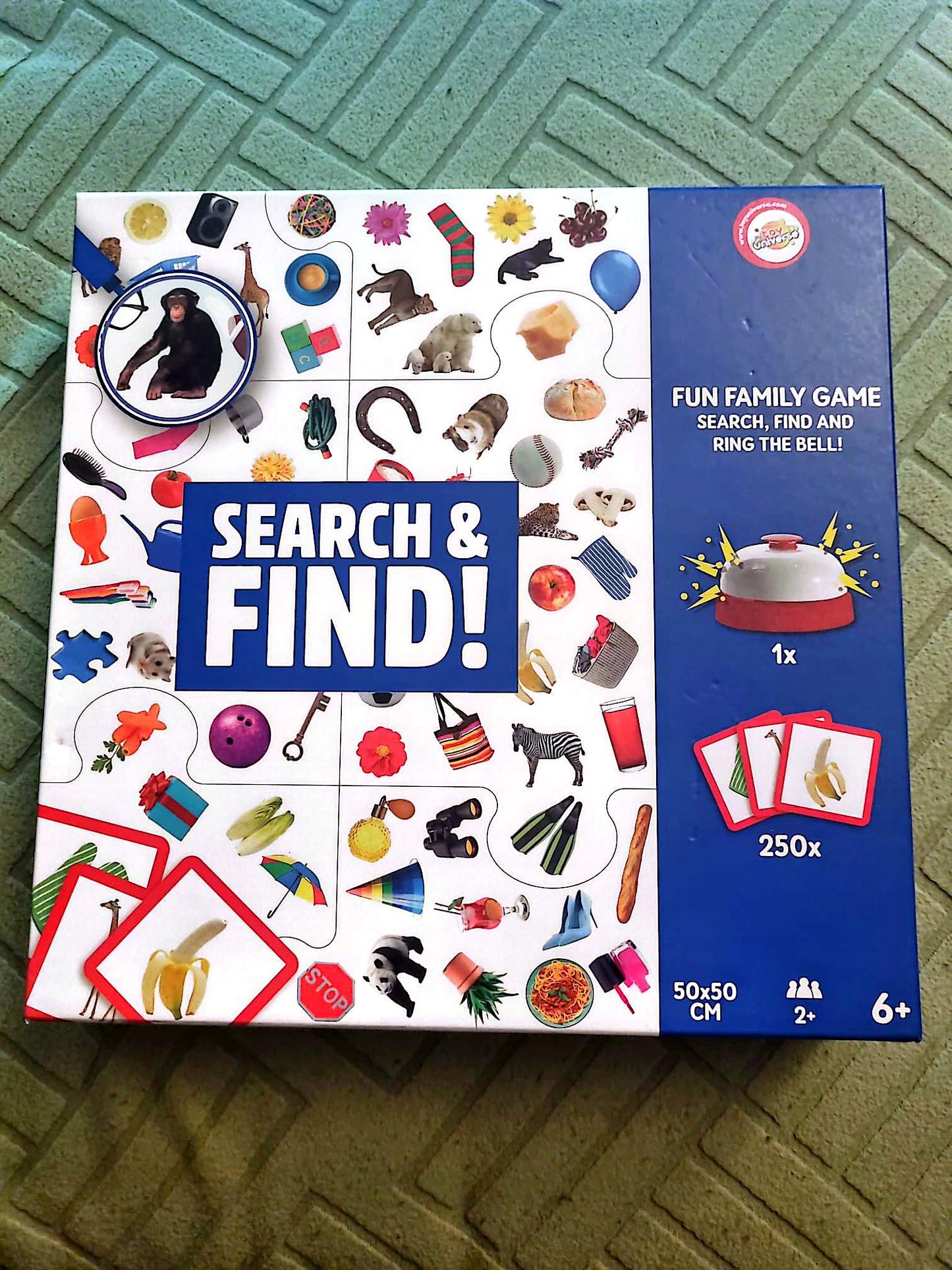 Jeu de société Search & Find! – Jeu d’observation familial – 250 cartes – 6+