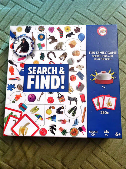 Jeu de société Search & Find! – Jeu d’observation familial – 250 cartes – 6+