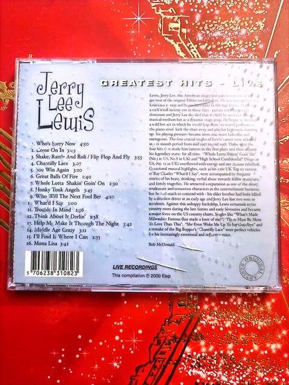 Jerry Lee Lewis – Greatest Hits Live – Album Live – CD Rock