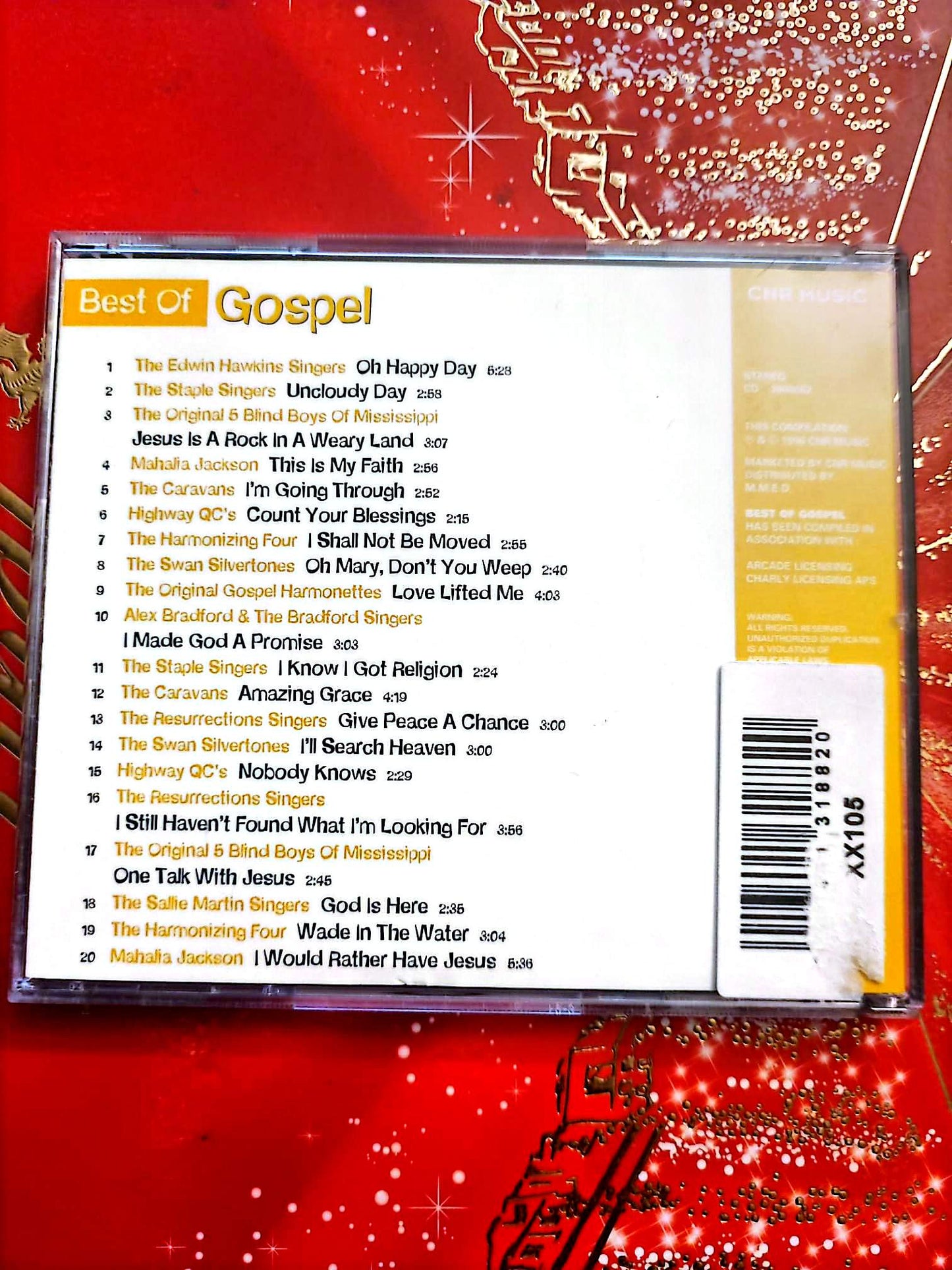 CD Gospel – Best Of Gospel – Mahalia Jackson, The Staple Singers, Edwin Hawkins
