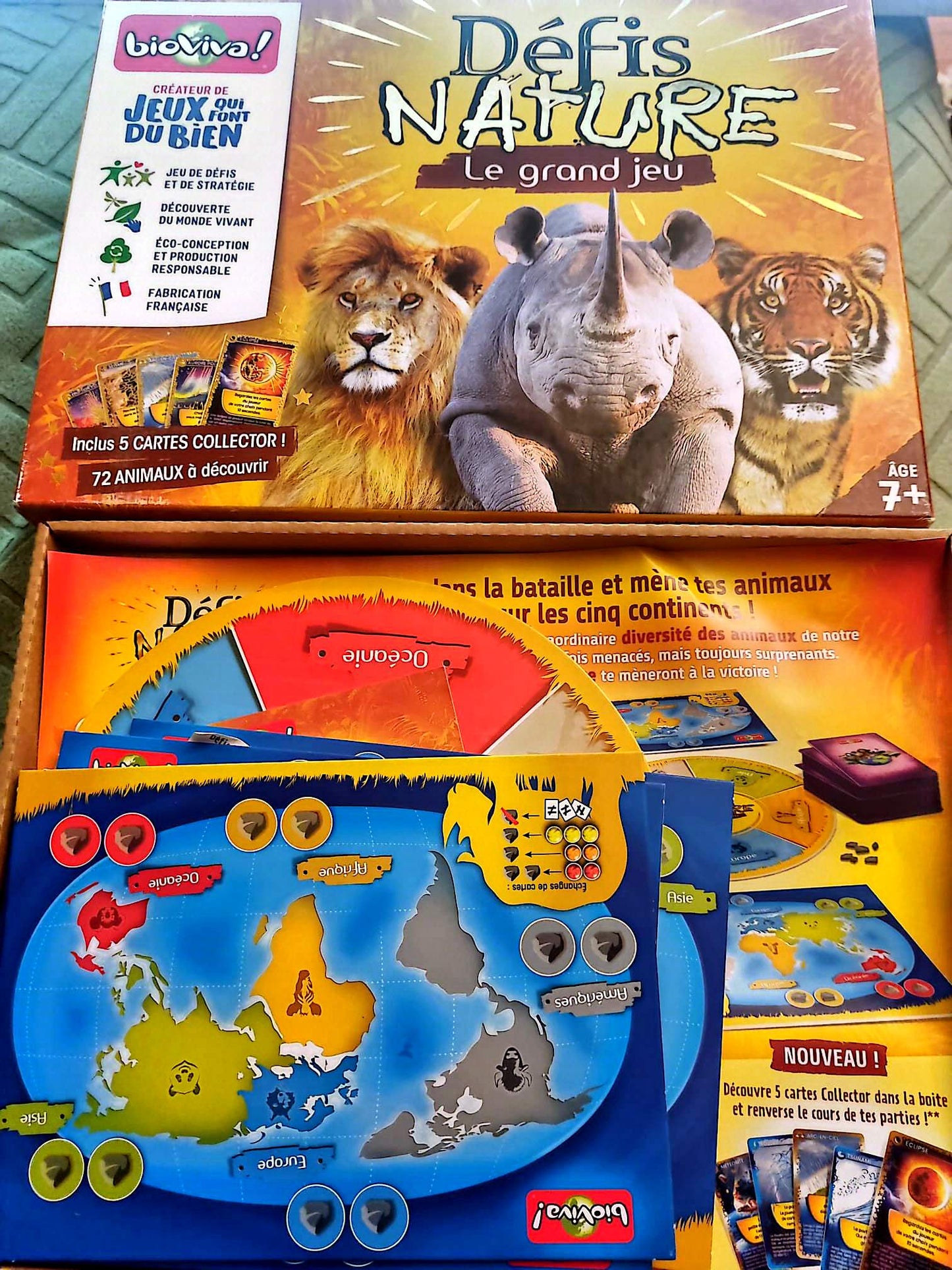 Jeu de société Défis Nature – Le grand jeu – Bioviva – Jeu éducatif 7+