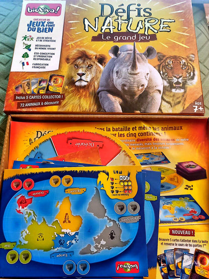 Jeu de société Défis Nature – Le grand jeu – Bioviva – Jeu éducatif 7+