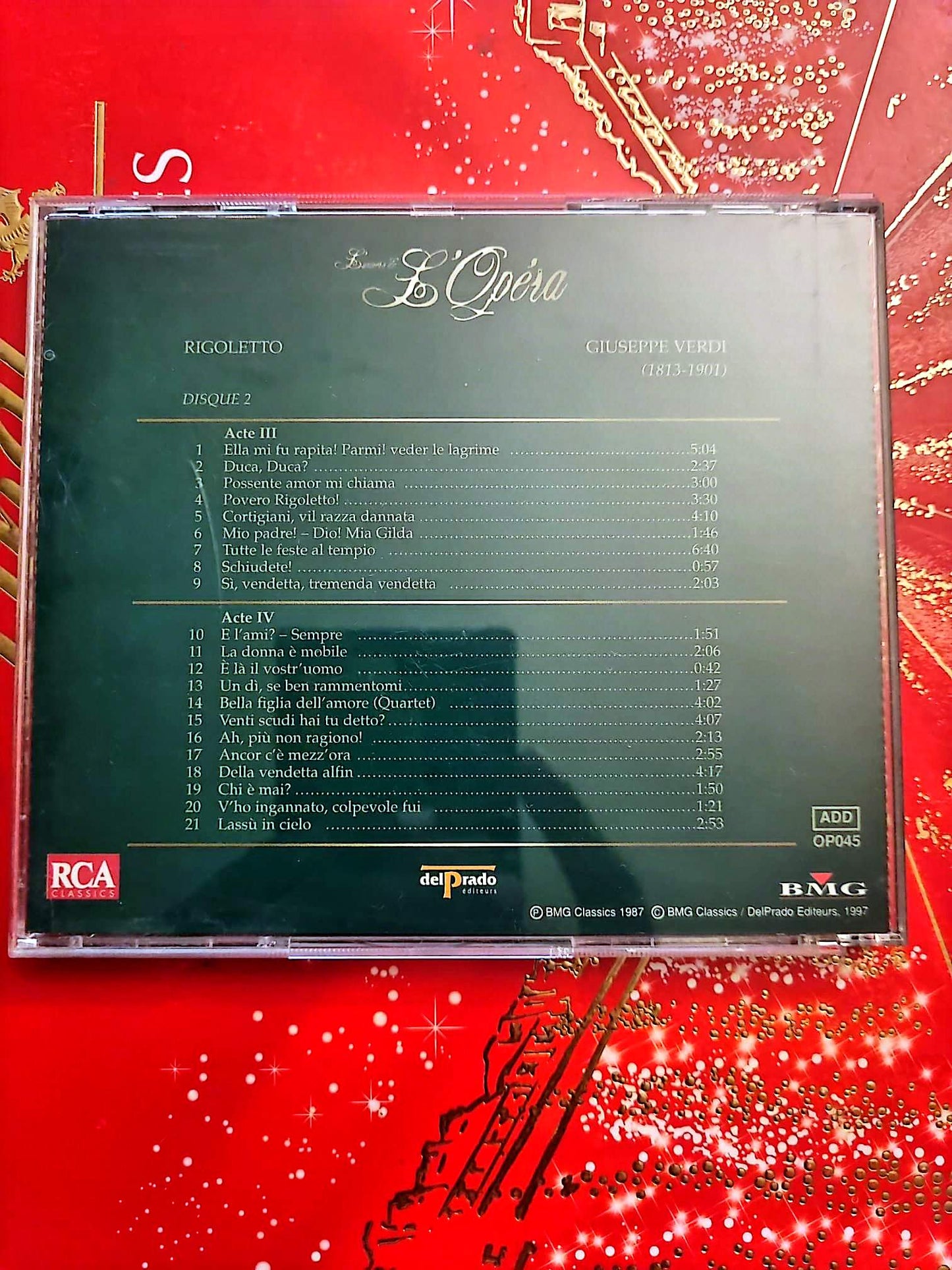 Verdi – Rigoletto – Opéra Intégral – Double CD Classique