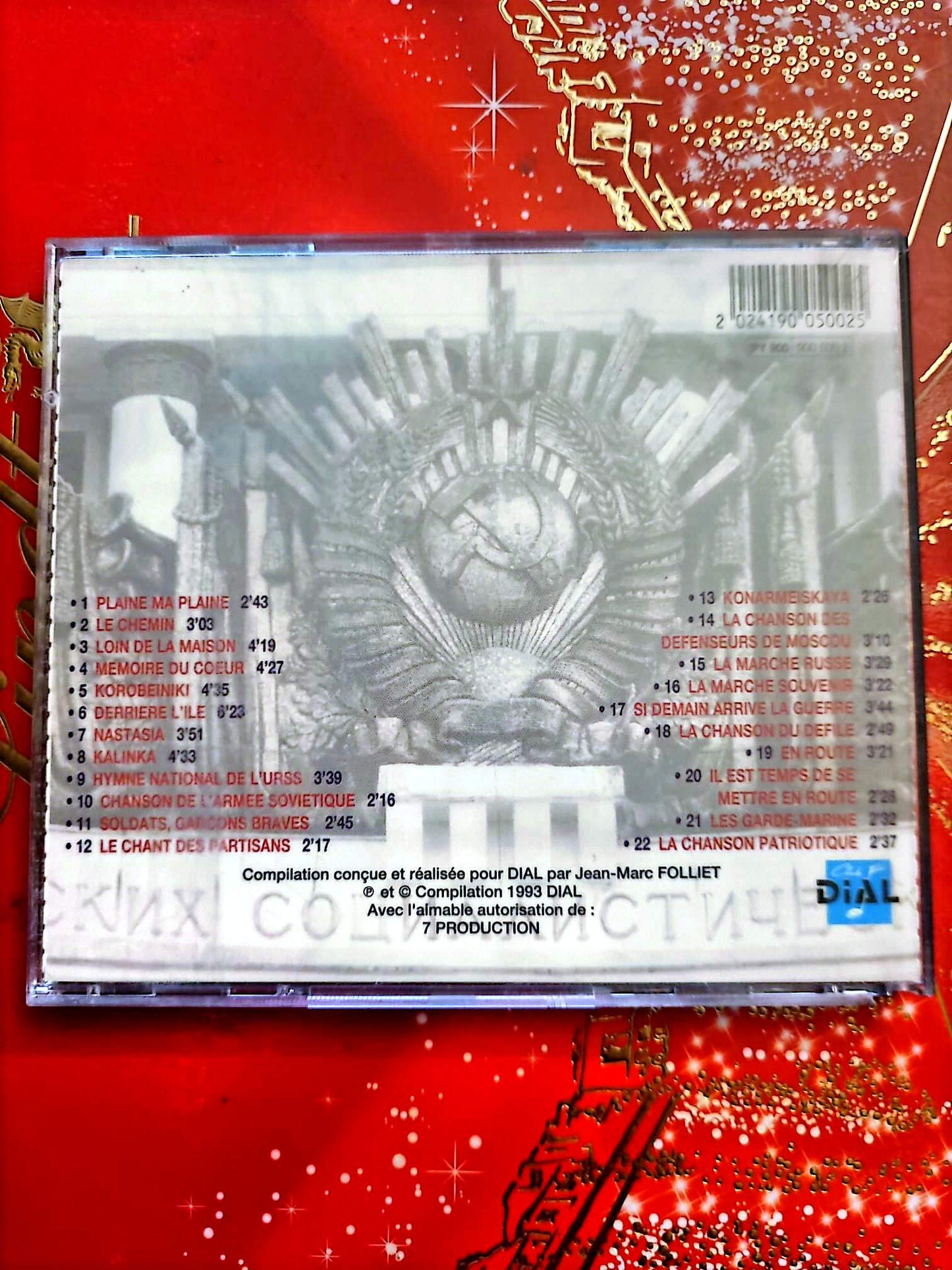 Les Chœurs de l’Armée Rouge – Chants Patriotiques – CD Musique Chorale