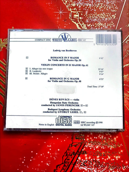 Beethoven – Concerto pour violon & Romances – CD Classique