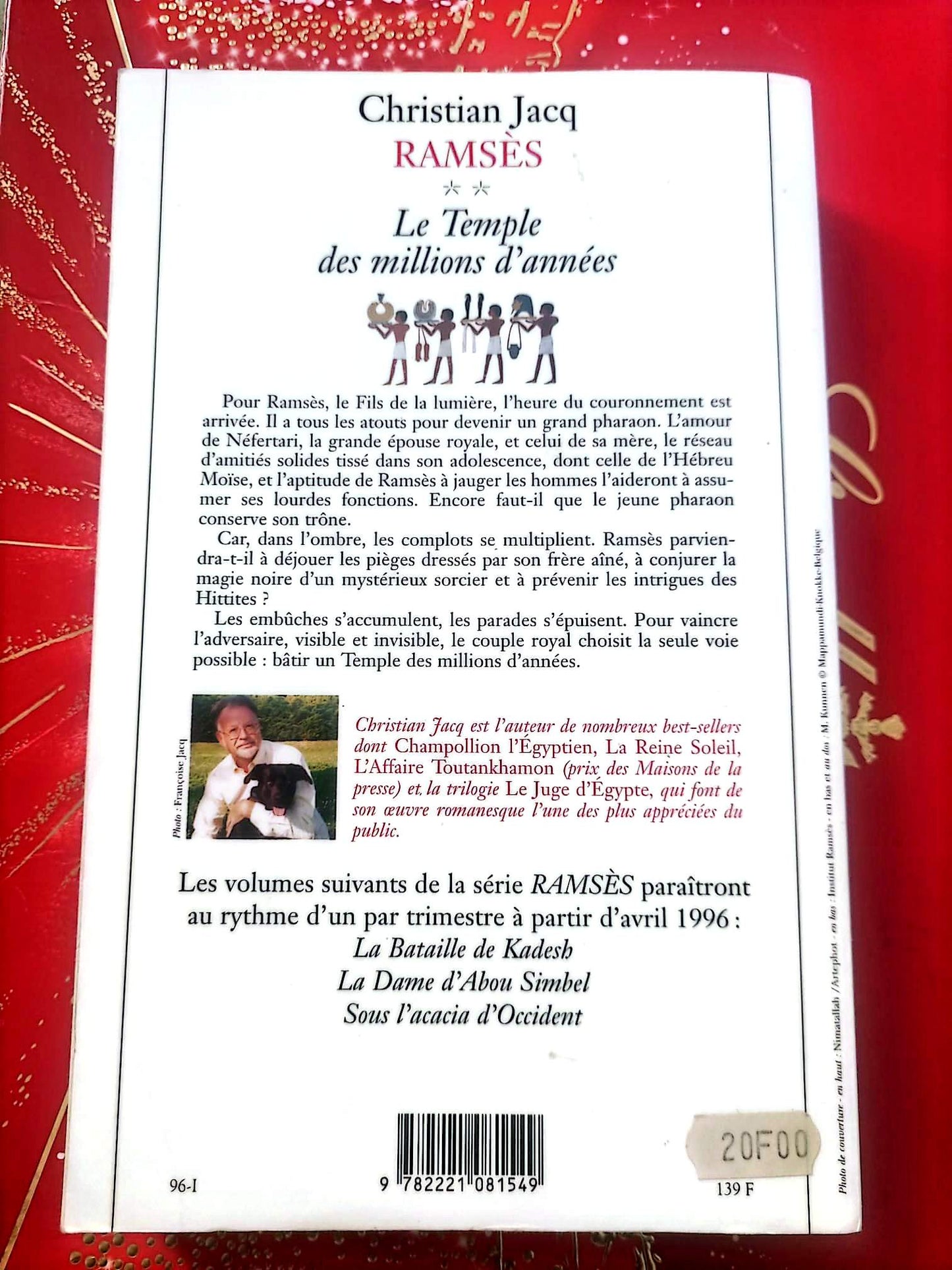 Ramsès – Le Temple des millions d’années – Christian Jacq – Roman historique – Robert Laffont
