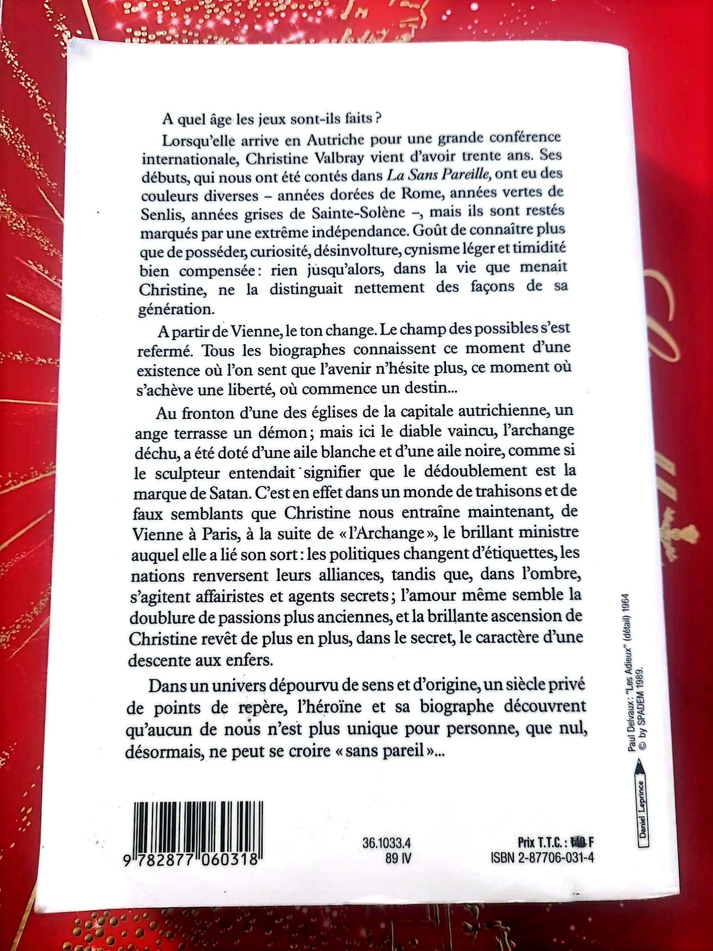 L’Archange de Vienne – Françoise Chandernagor – Roman historique – Éditions de Fallois