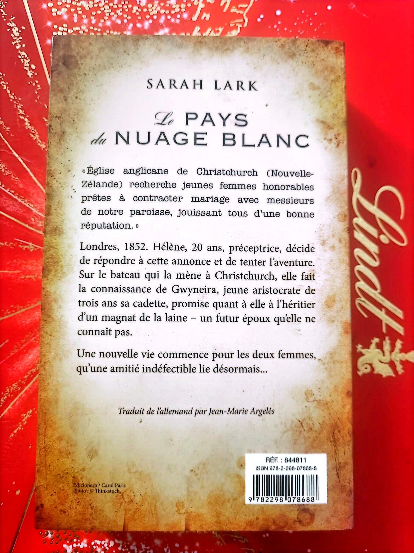 Le Pays du Nuage Blanc – Sarah Lark – Roman historique – Édition France Loisirs