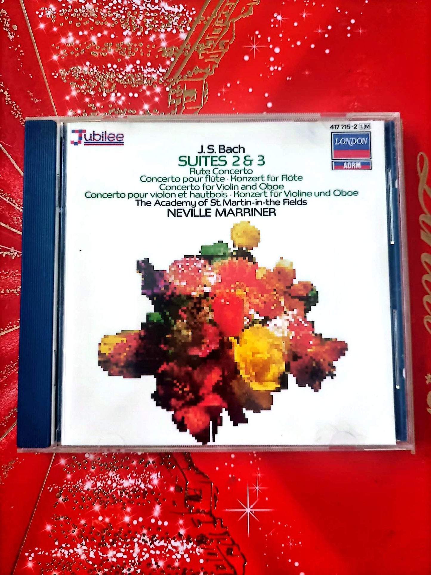 CD J.S. Bach – Suites n°2 et 3 – Concertos – Neville Marriner