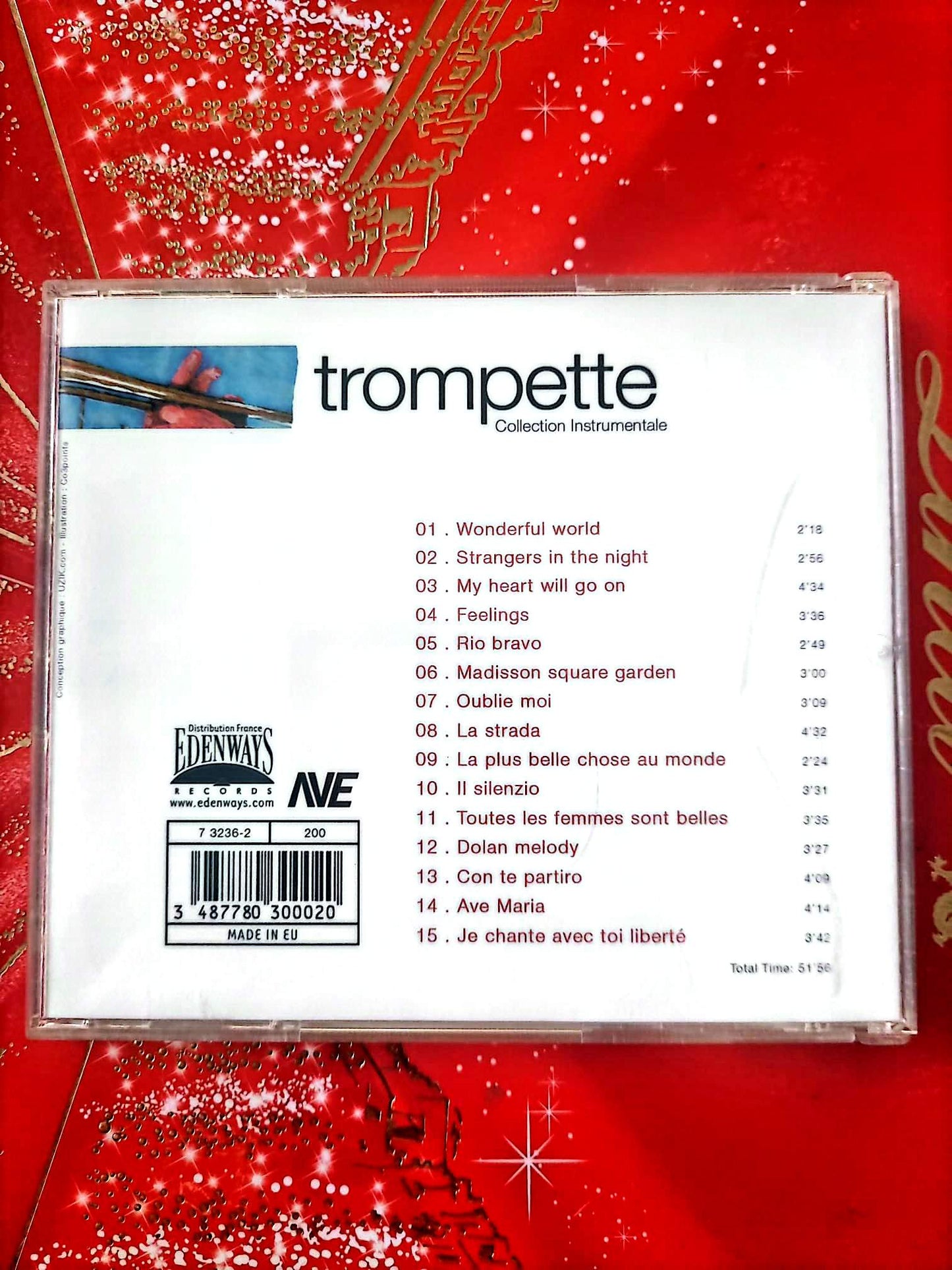 CD Trompette – Collection instrumentale – Les plus belles chansons à la trompette