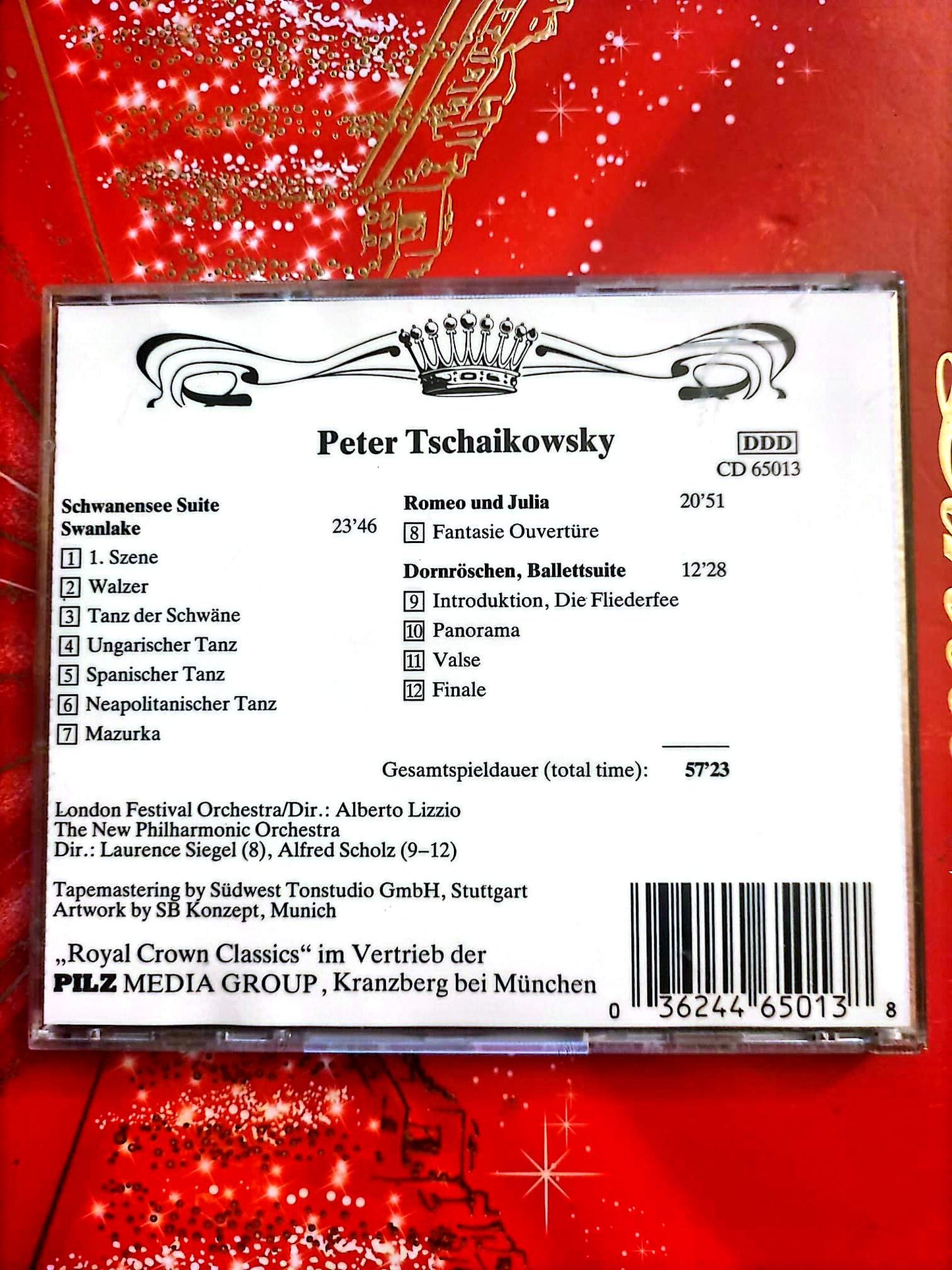 CD Tchaïkovski – Musiques de Ballet – Lac des Cygnes Roméo et Juliette – Royal Crown Classics