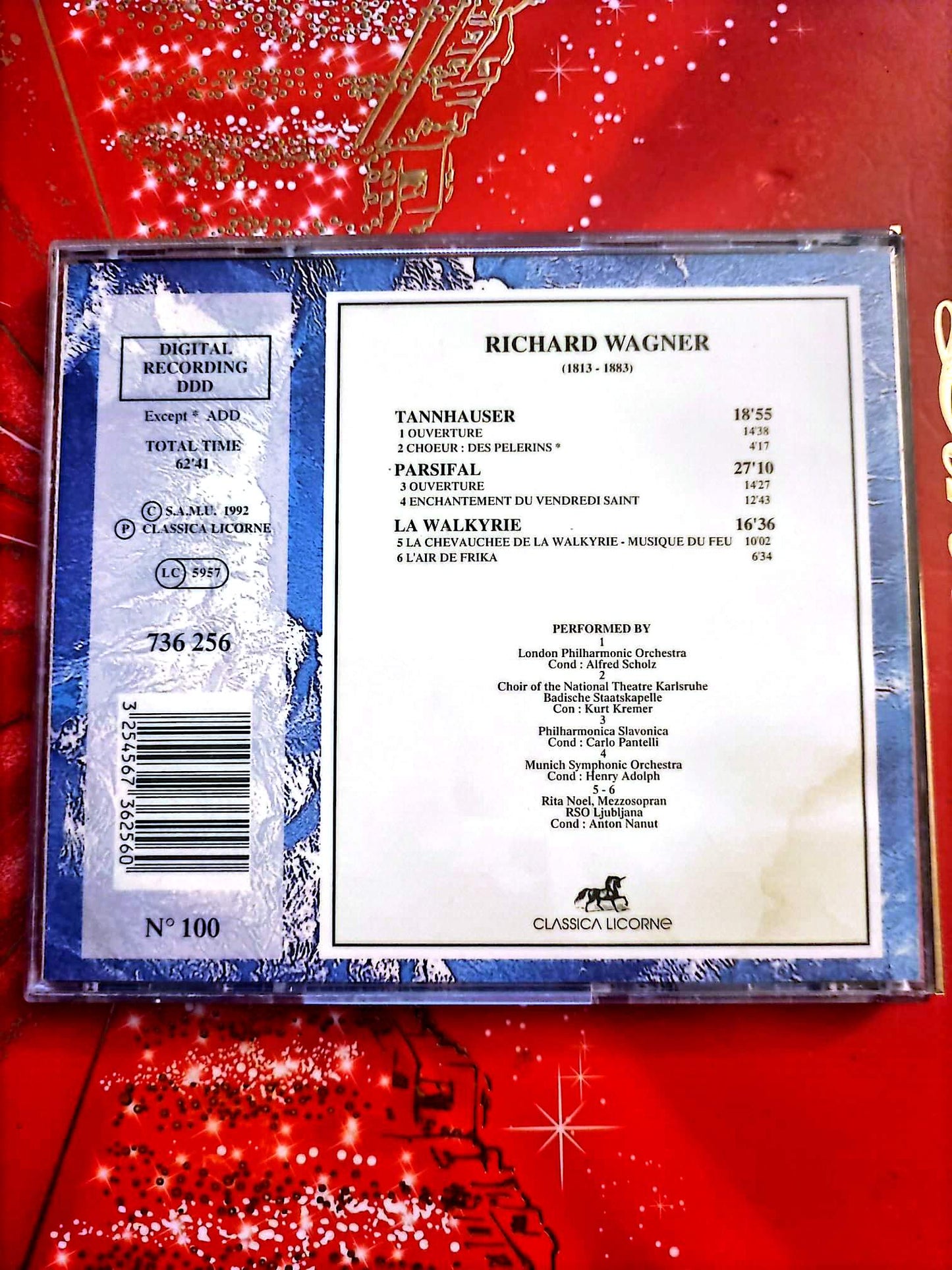Richard Wagner – Tannhäuser, Parsifal, La Walkyrie – CD Classique