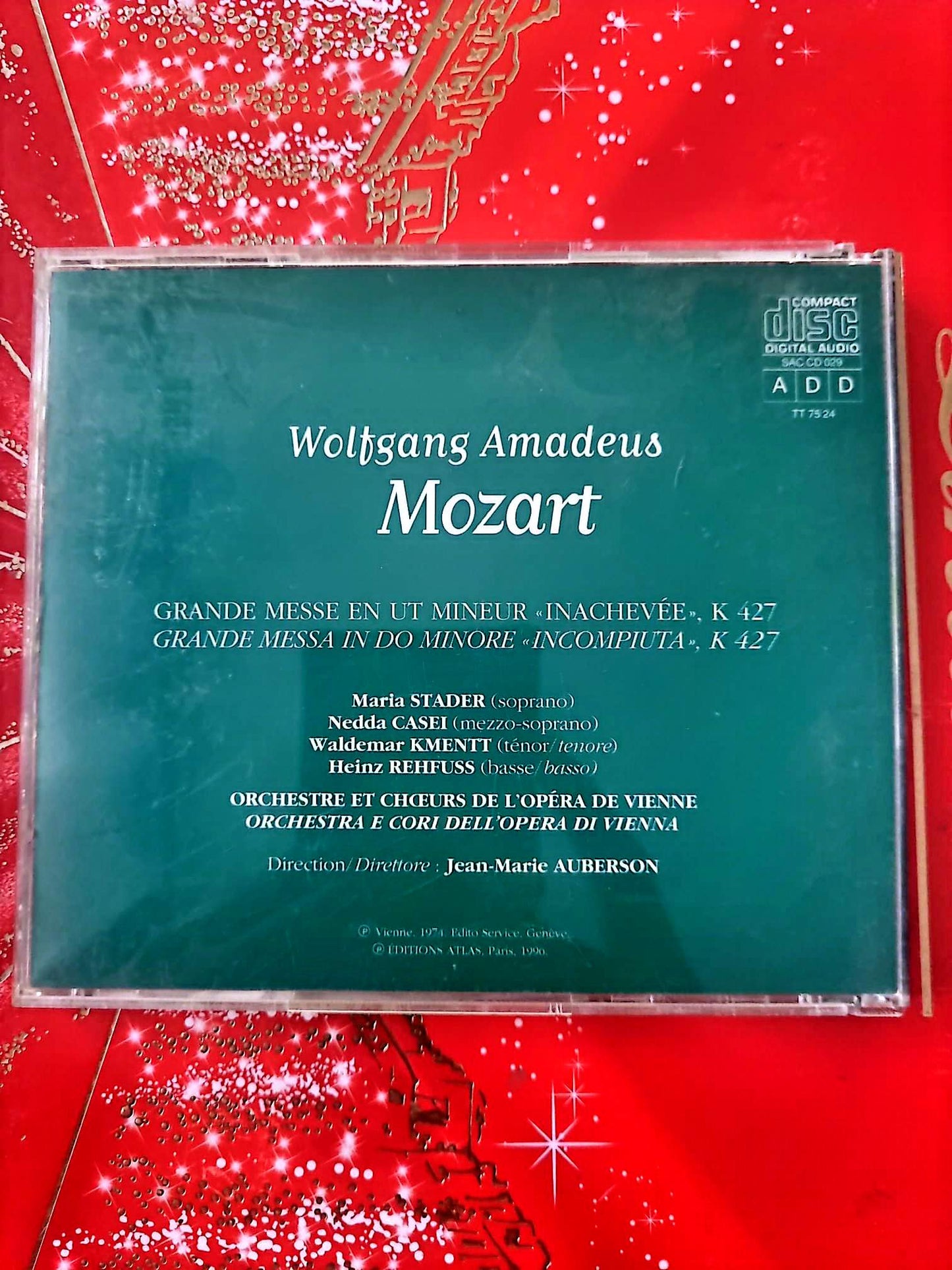 CD Mozart – Grande Messe en ut mineur K.427 Inachevée – Musique sacrée