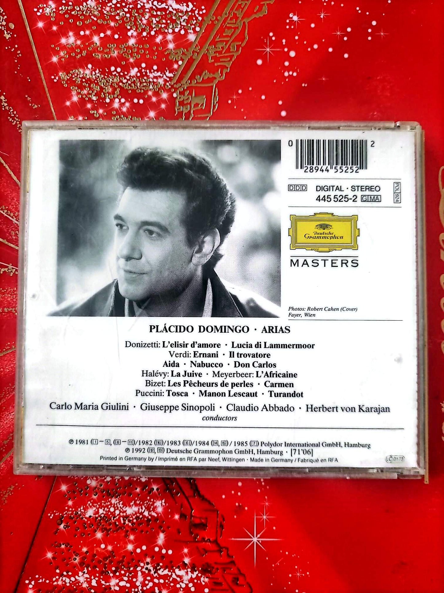 CD Plácido Domingo – Domingo Favourites – Airs d’opéra – Deutsche Grammophon