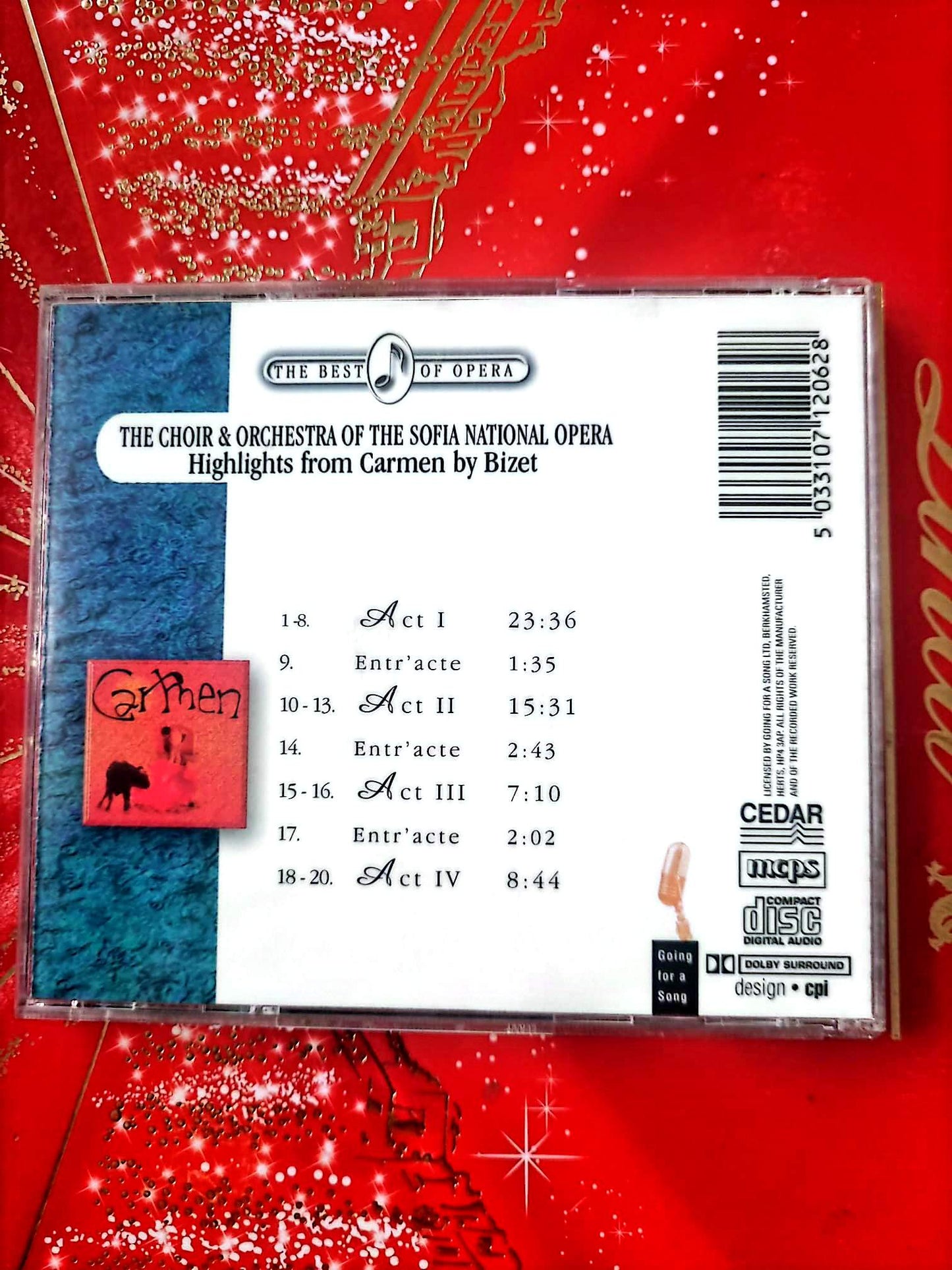 CD Carmen – Highlights – Bizet – Sofia National Opera – Extraits d’opéra