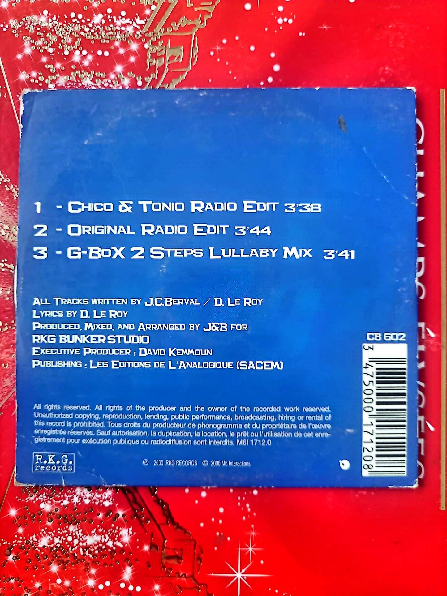 CD Single Daddy DJ – Chico & Tonio Radio Edit – G-Box Remix