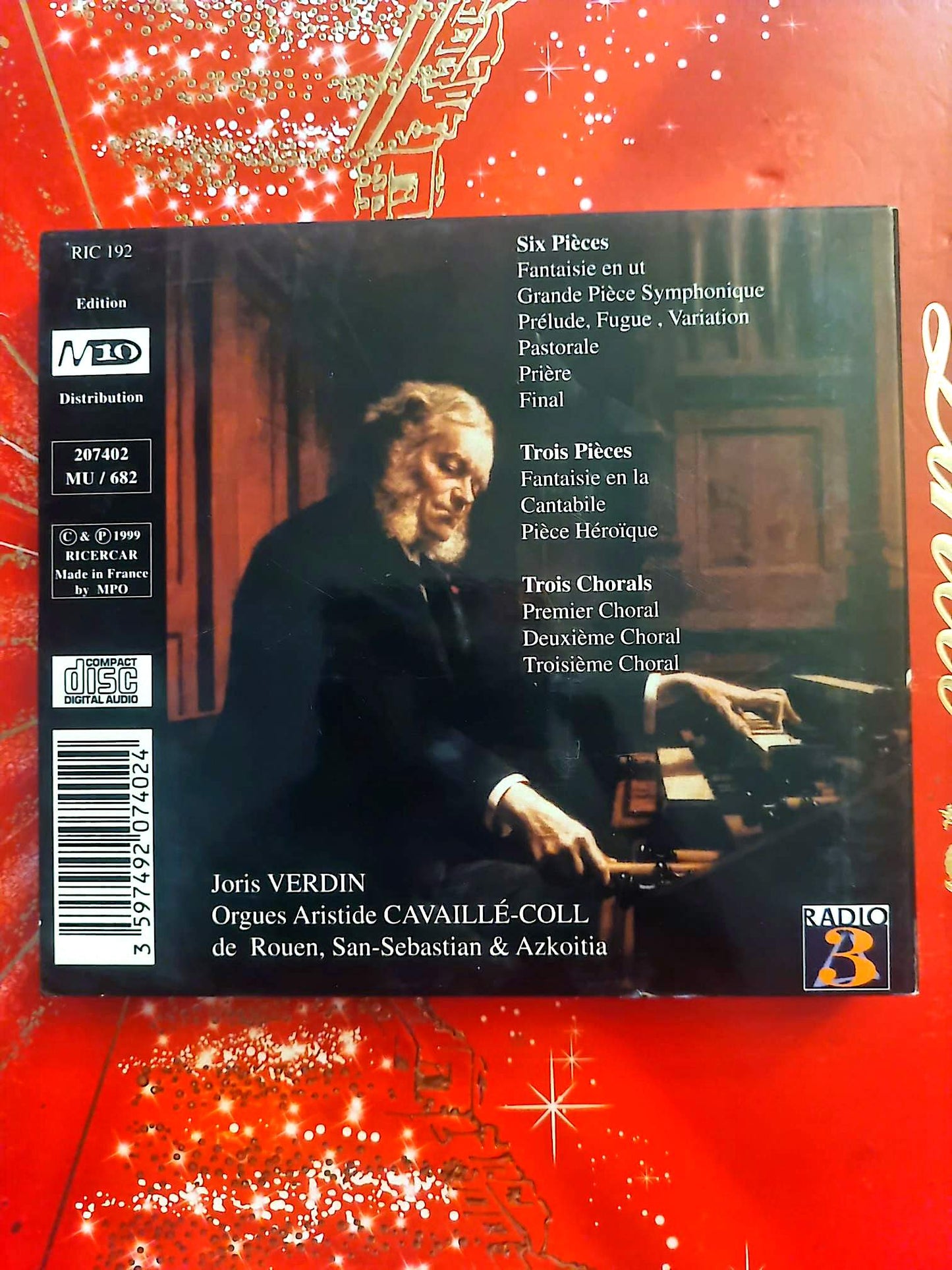 Coffret 2 CD César Franck – Œuvres pour orgue – Joris Verdin – Cavaillé-Coll