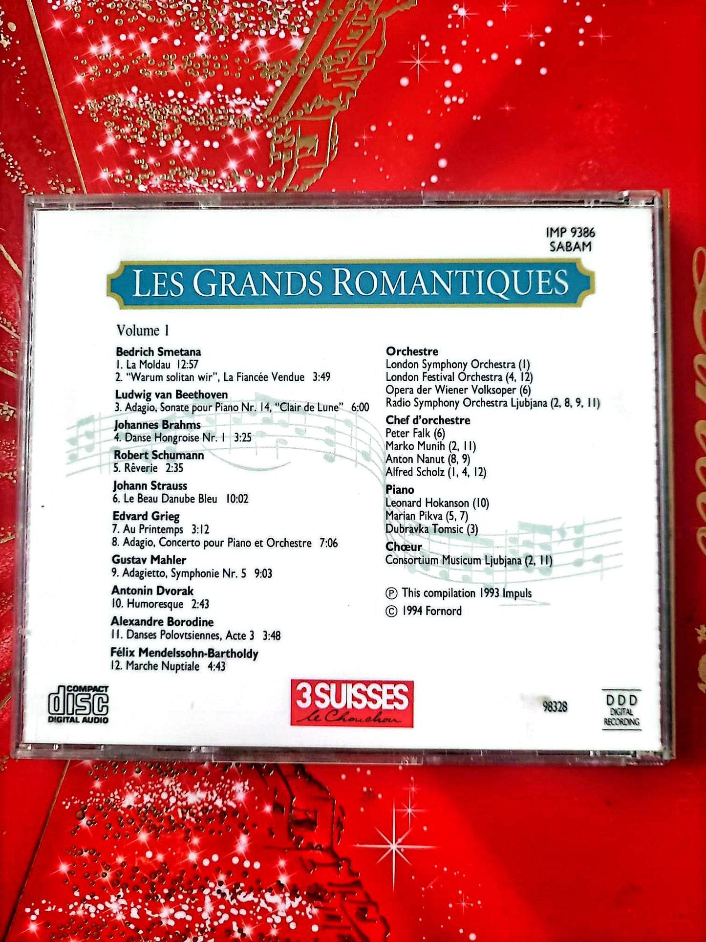 CD Les Grands Romantiques – Volume 1 – Musique classique – Compilation