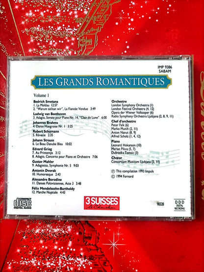 CD Les Grands Romantiques – Volume 1 – Musique classique – Compilation