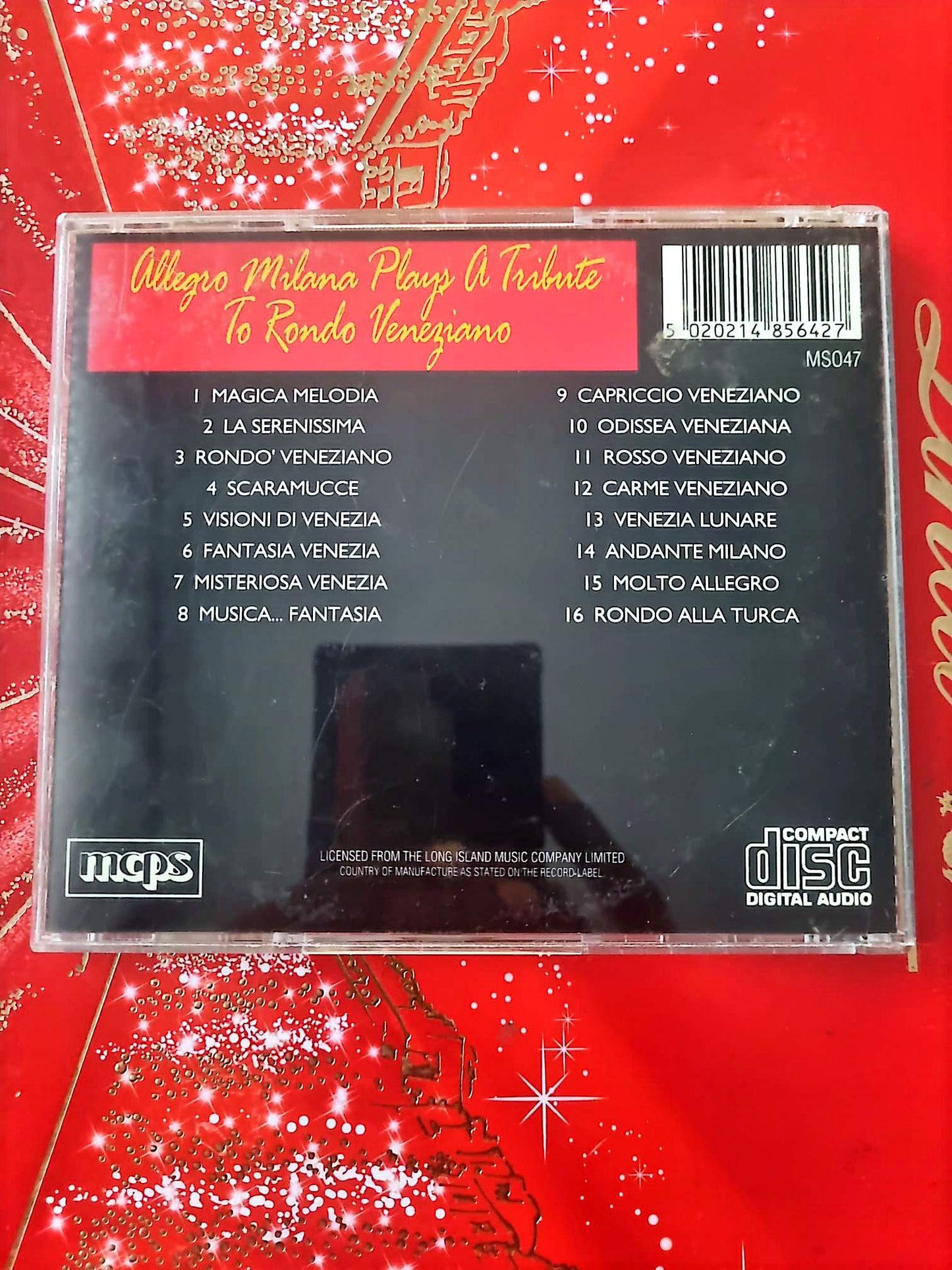 CD Allegro Milana – Tribute to Rondo Veneziano – Volume 47